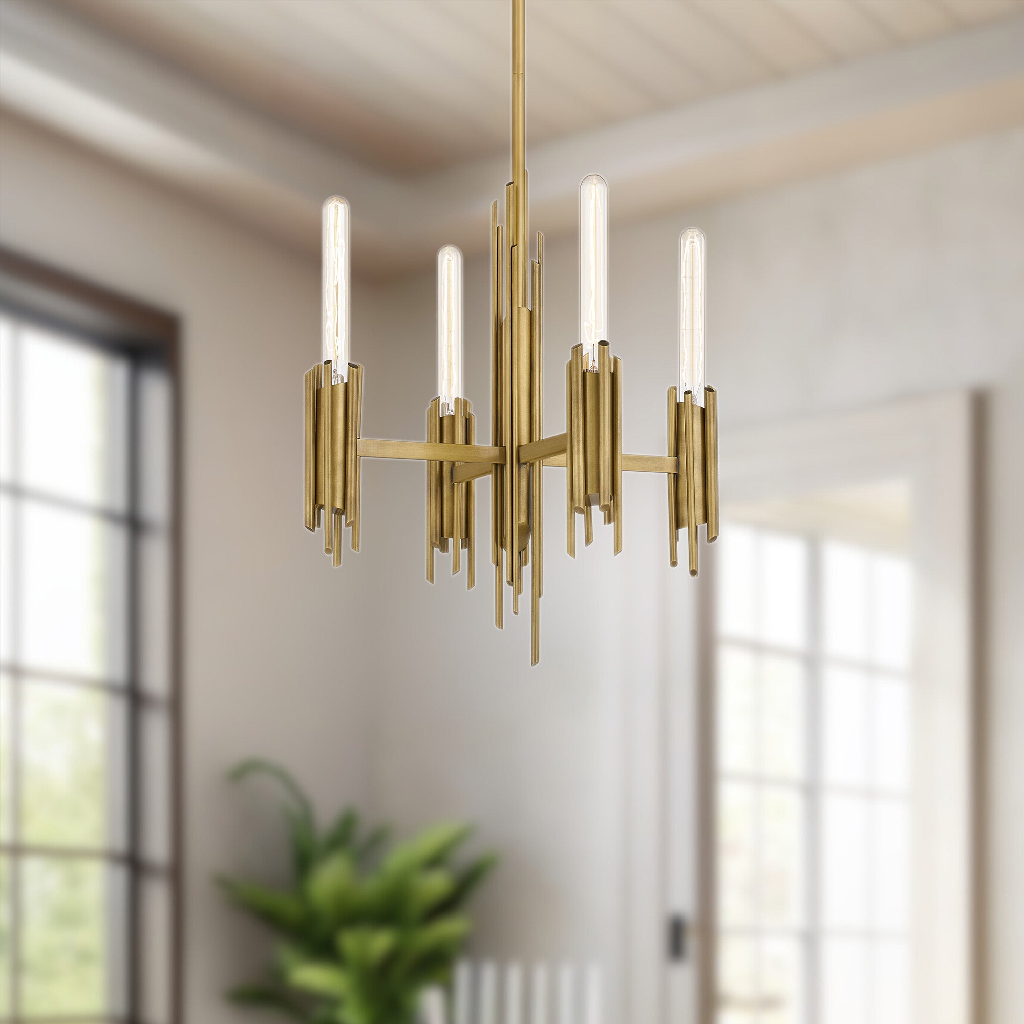 Torres 19" 4 Lights Chandeliers
