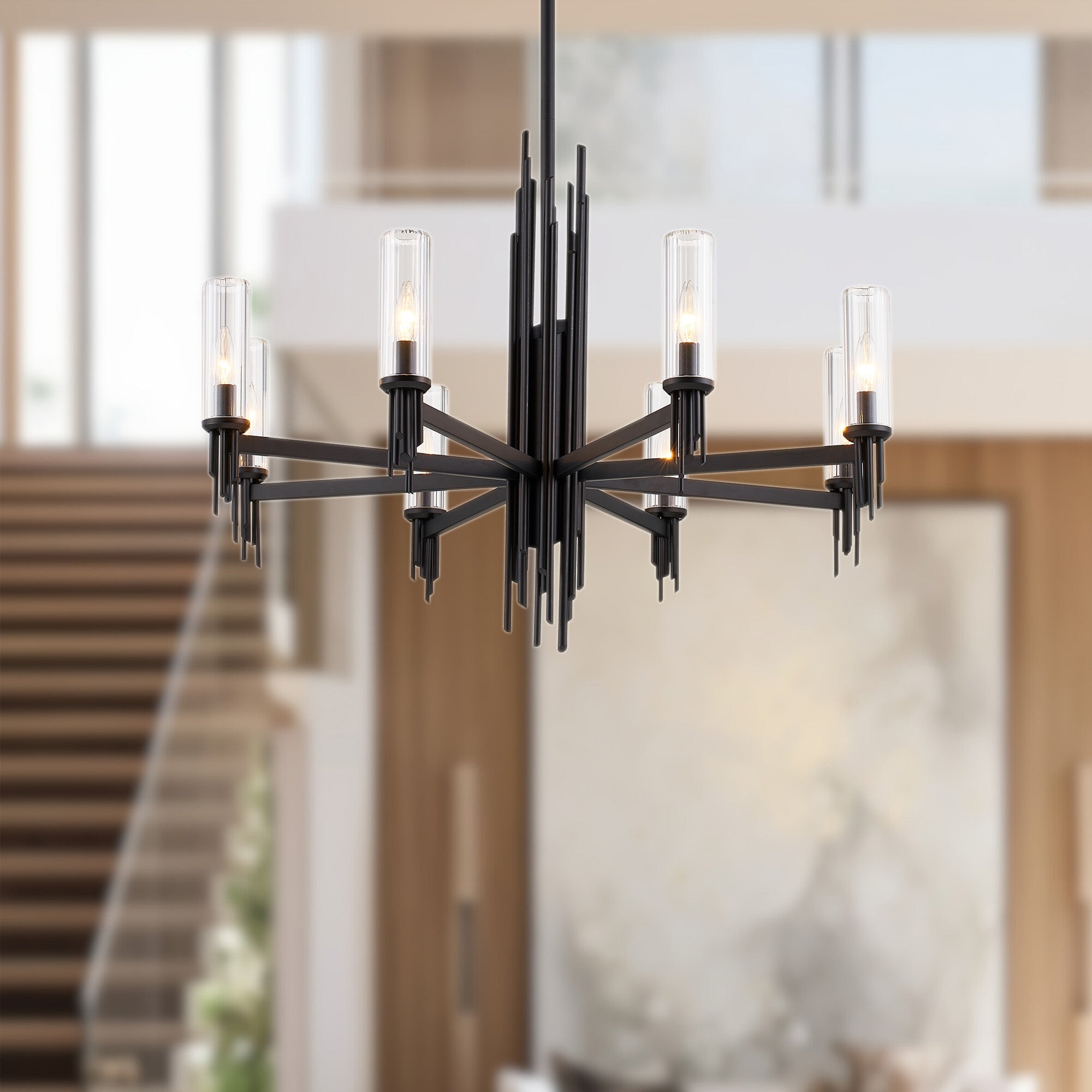 Torres 36" 8 Lights Chandeliers