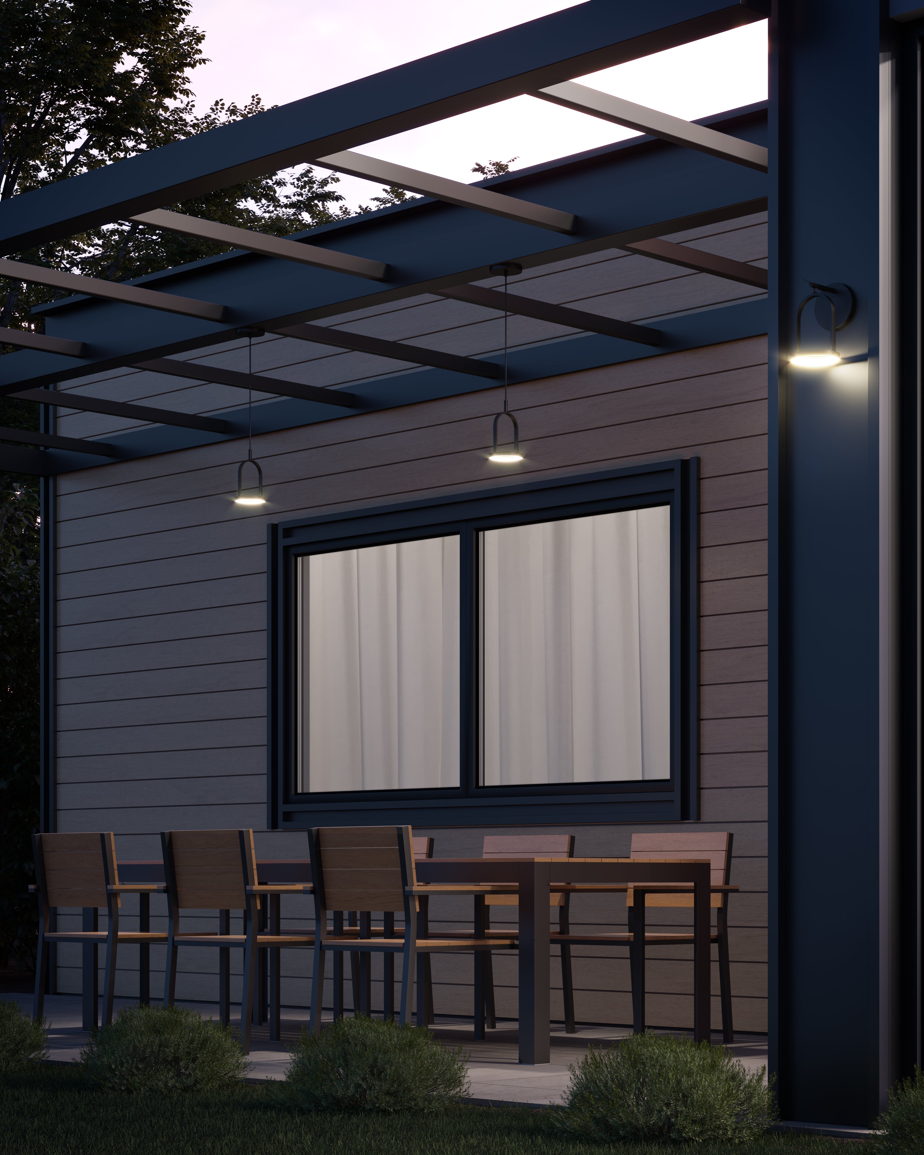 Trek 5" LED Exterior Wall Sconce