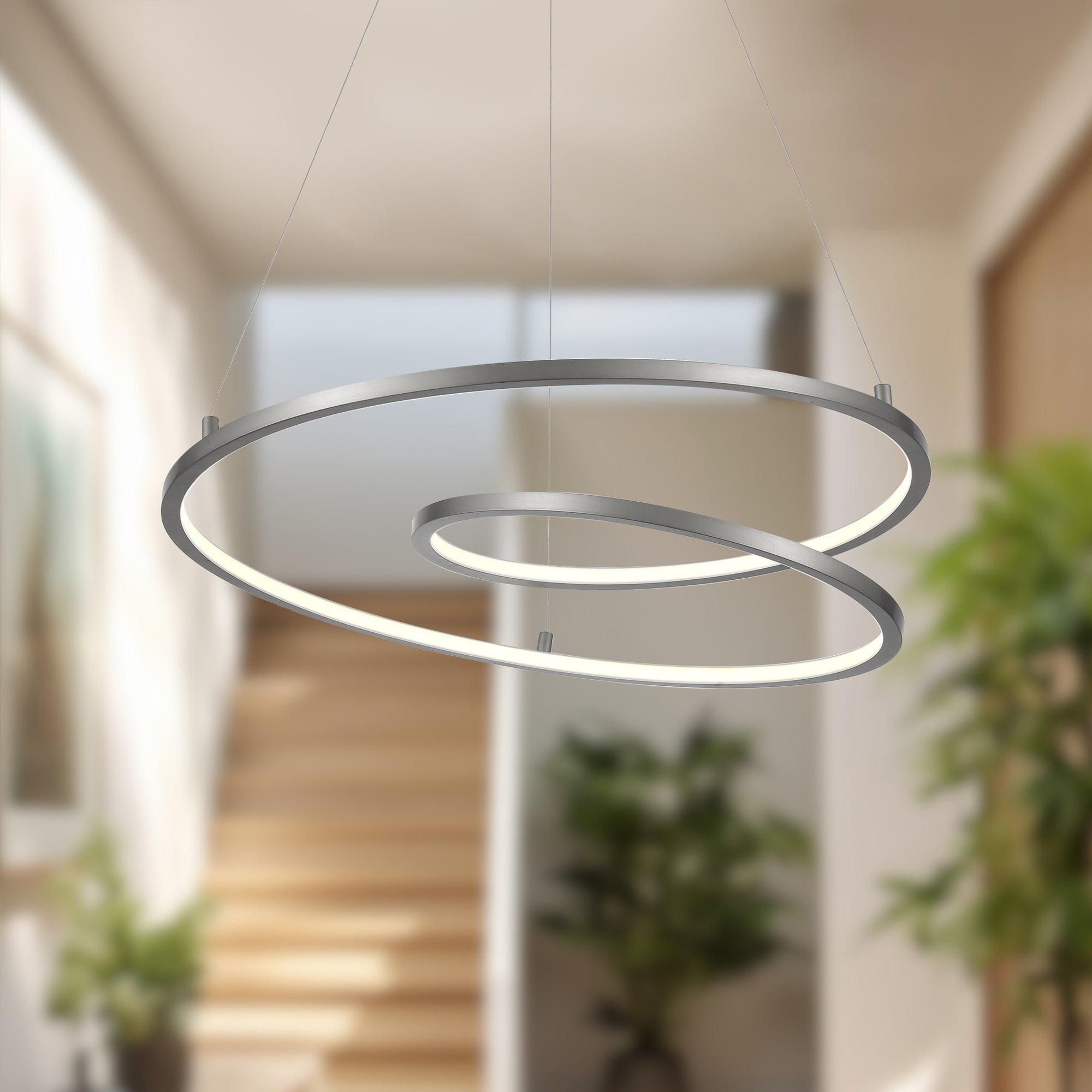 Twist 19" LED Pendant