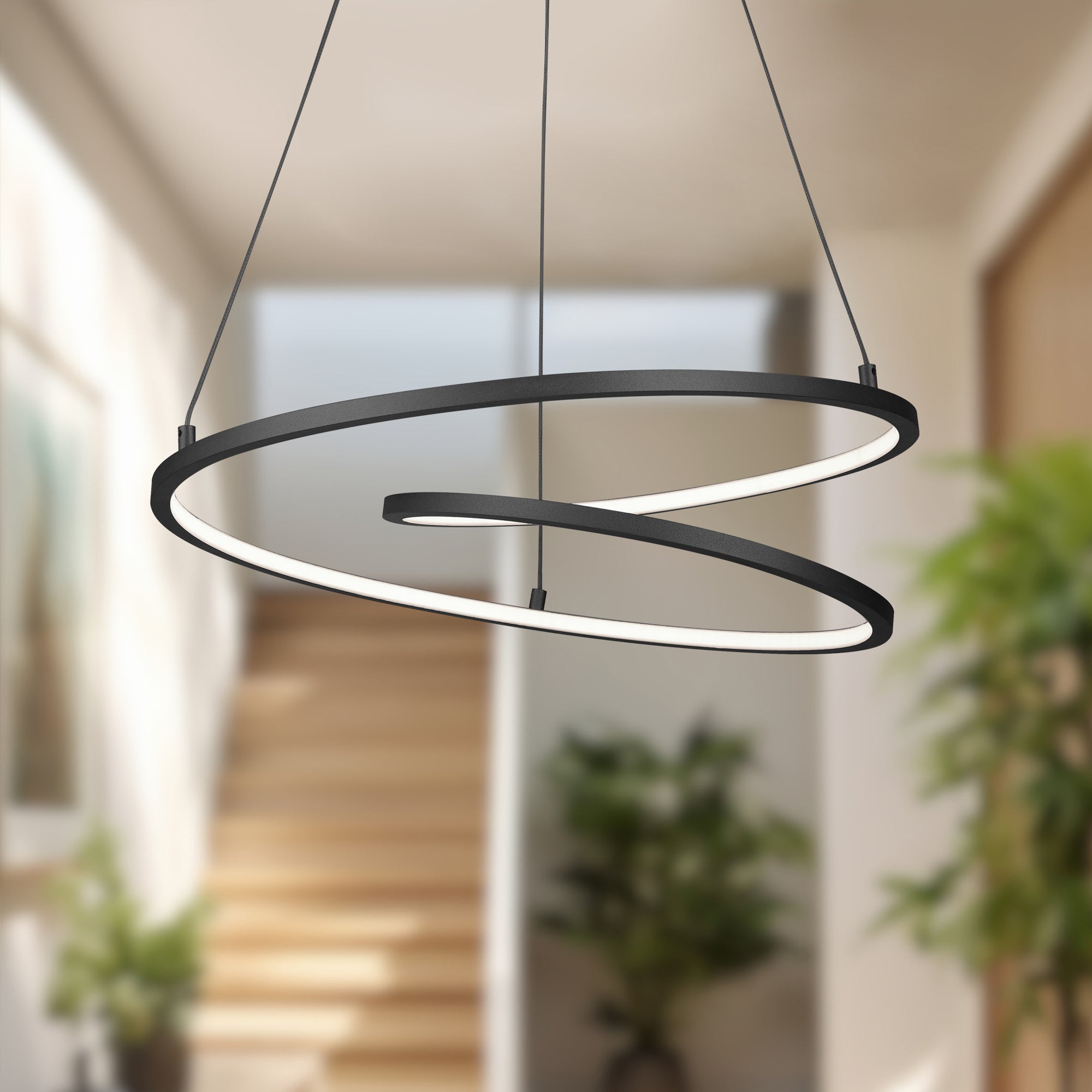Twist 19" LED Pendant