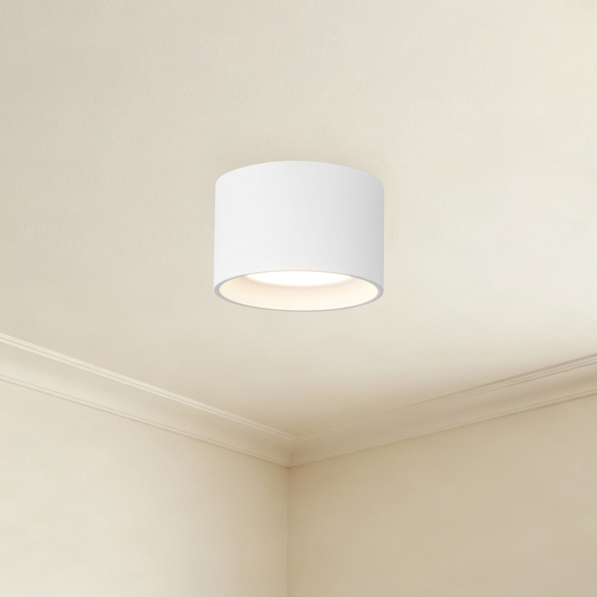 Uma 6" dimmable LED Semi-Flush Mount