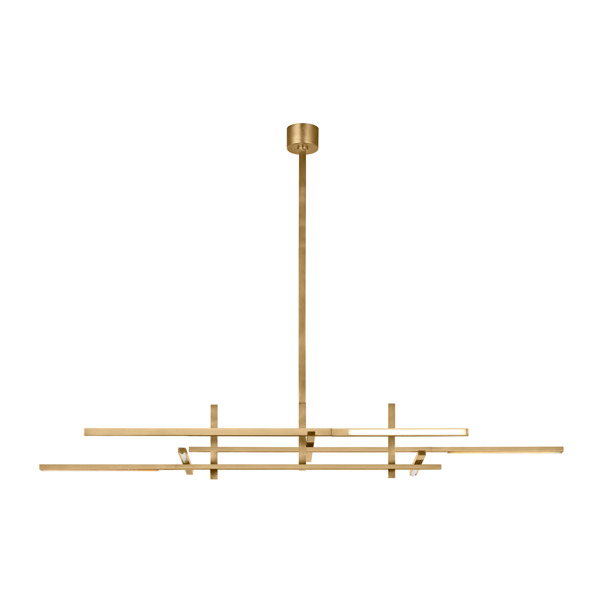Cityscape Stacked Linear Chandelier