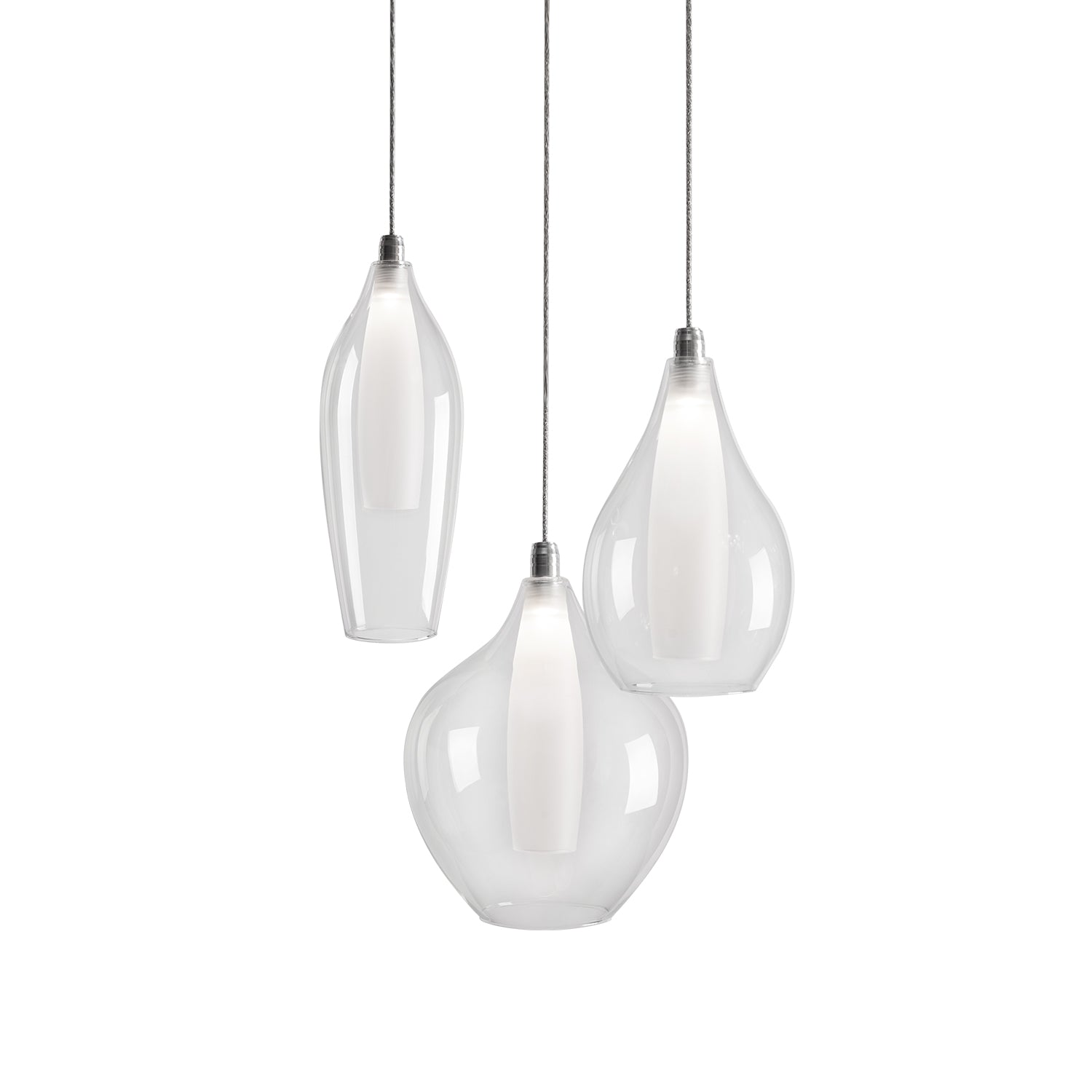 Victoria 3 Head LED Multi Pendant