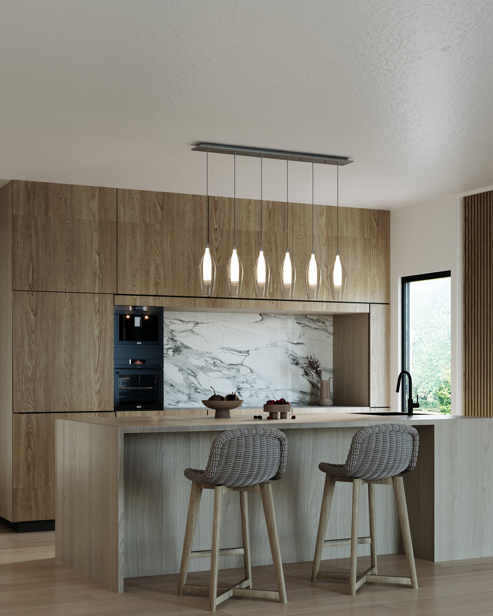 Victoria 42" 6-Light Multi Pendant