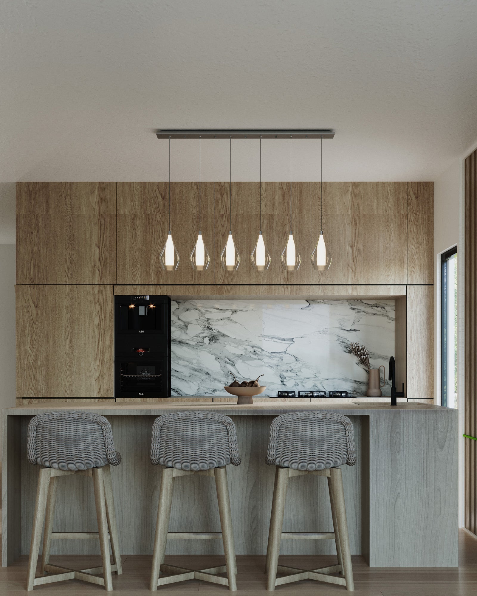 Victoria 42" 6-Light Multi Pendant