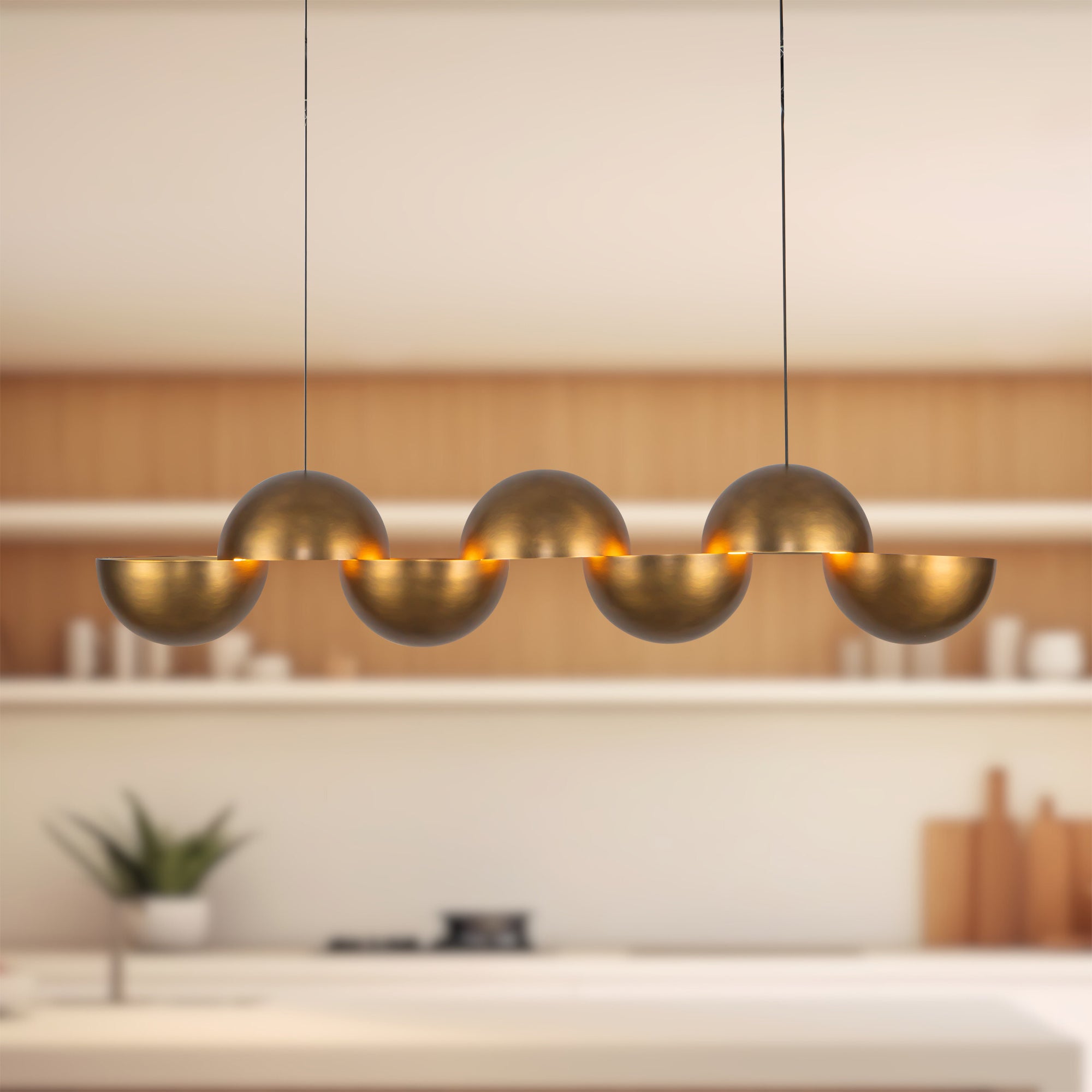 Void 41" dimmable LED Linear Pendant