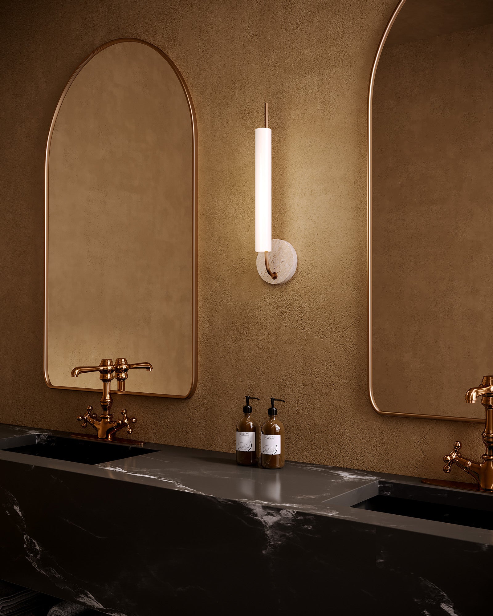Wick 20" dimmable LED Wall Sconce