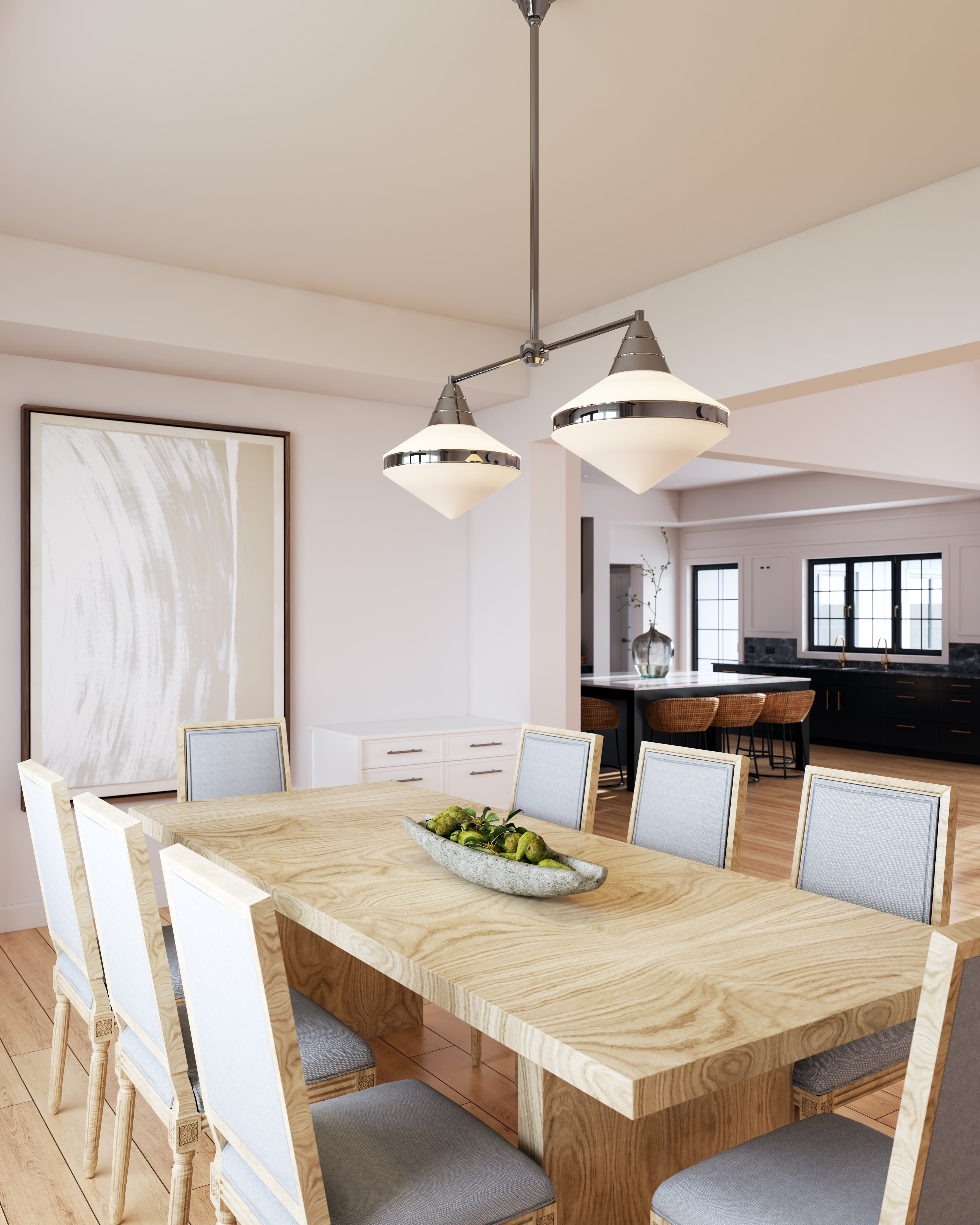 Willard 41" 2 Lights Linear Pendant