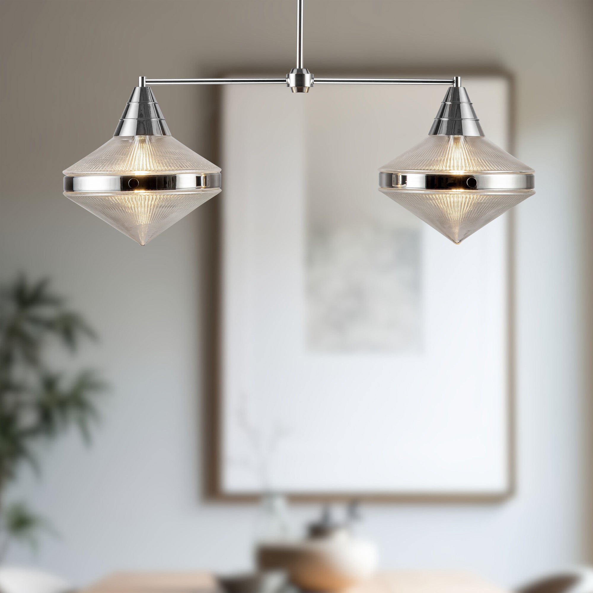 Willard 41" 2 Lights Linear Pendant