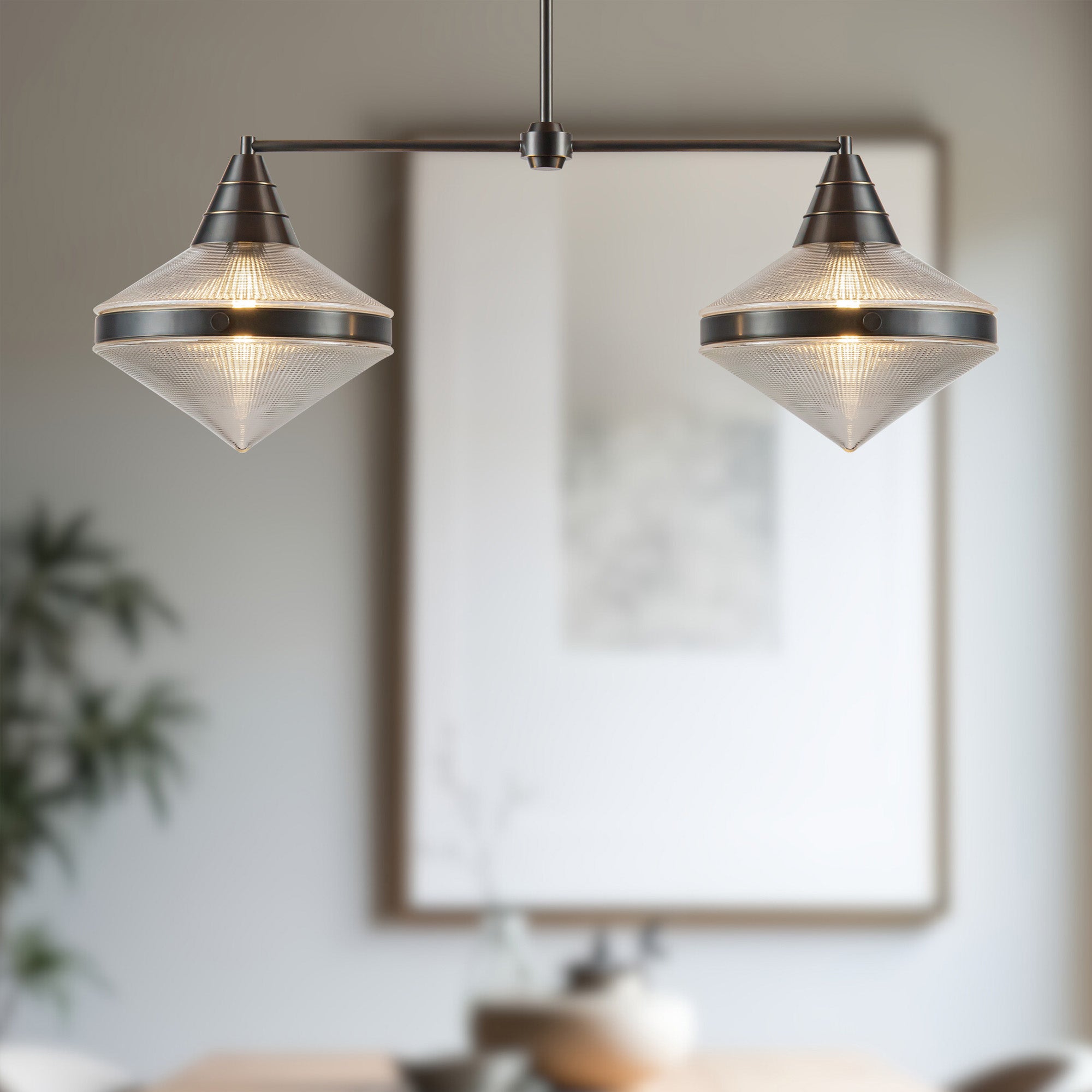 Willard 41" 2 Lights Linear Pendant