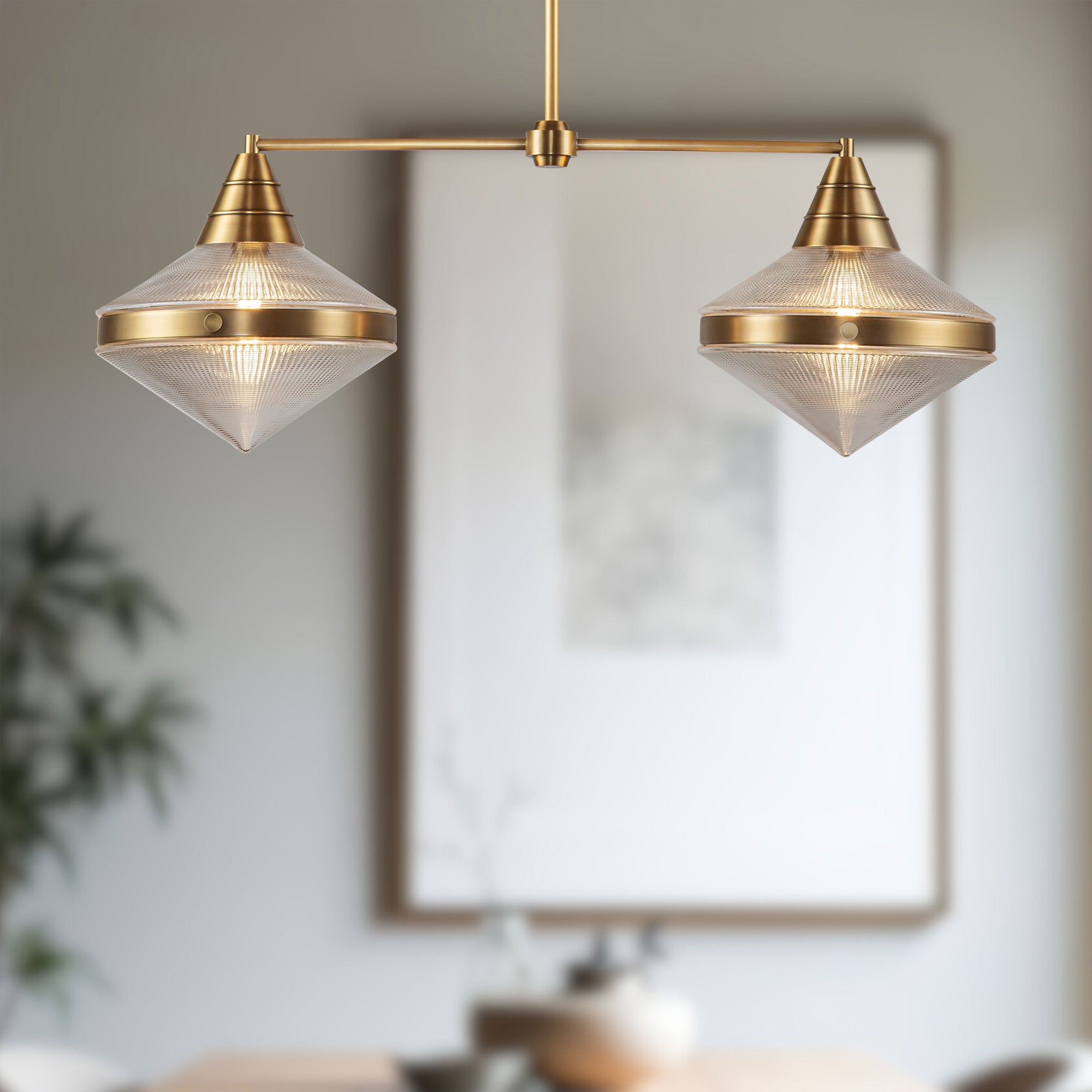 Willard 41" 2 Lights Linear Pendant