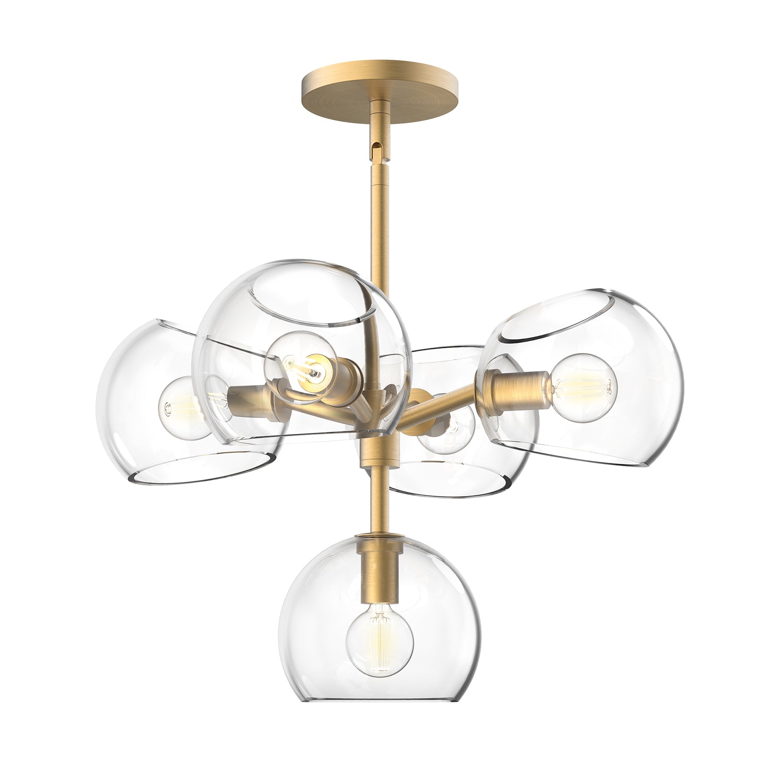 Willow 18" 5 Lights Chandeliers