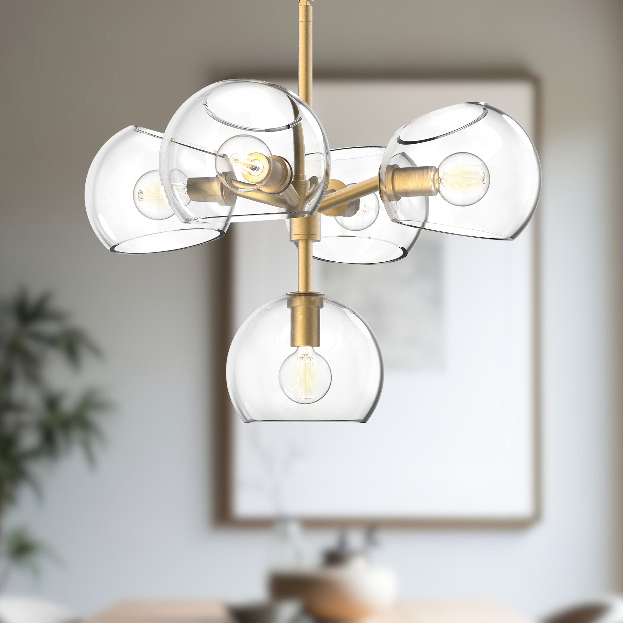 Willow 18" 5 Lights Chandeliers