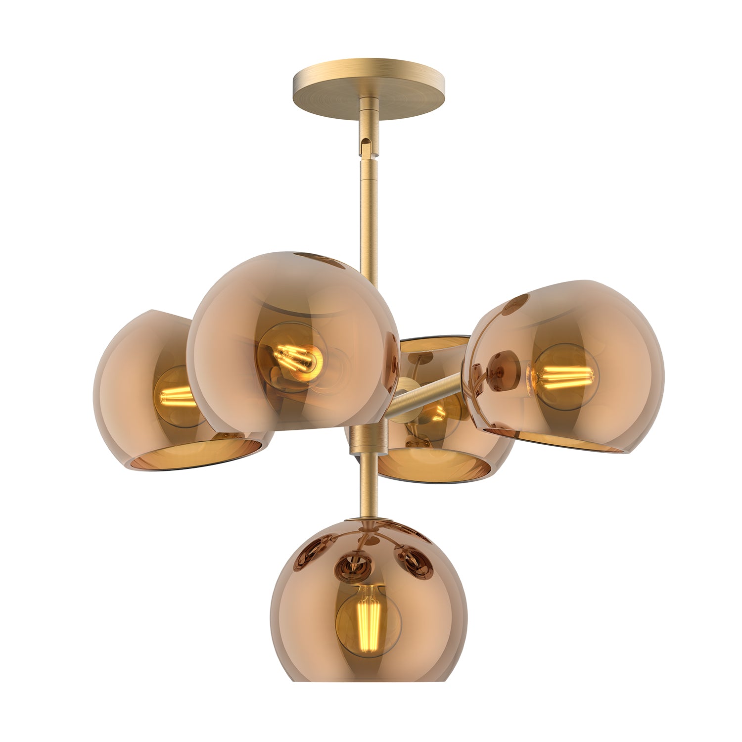 Willow 18" 5 Lights Chandeliers