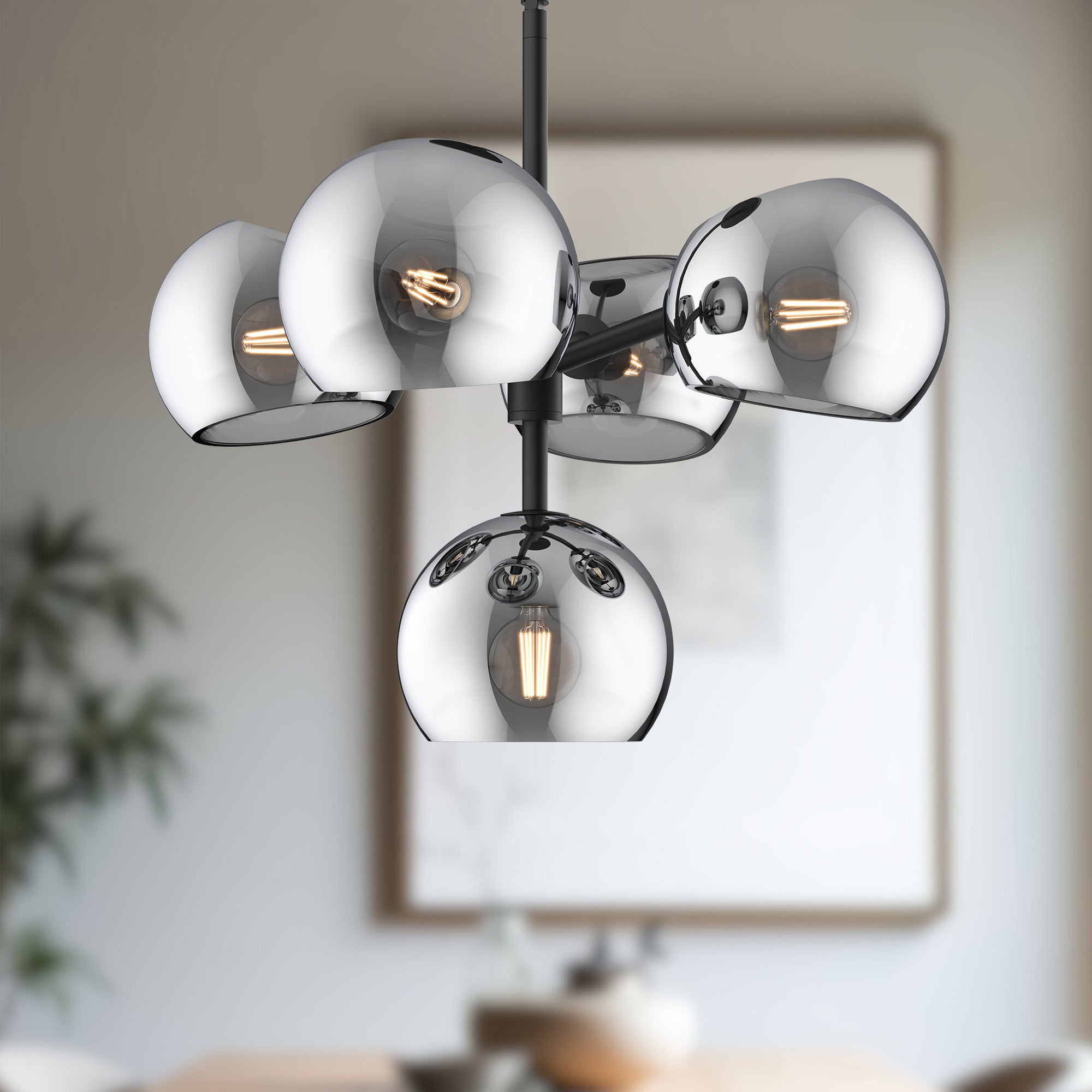 Willow 18" 5 Lights Chandeliers