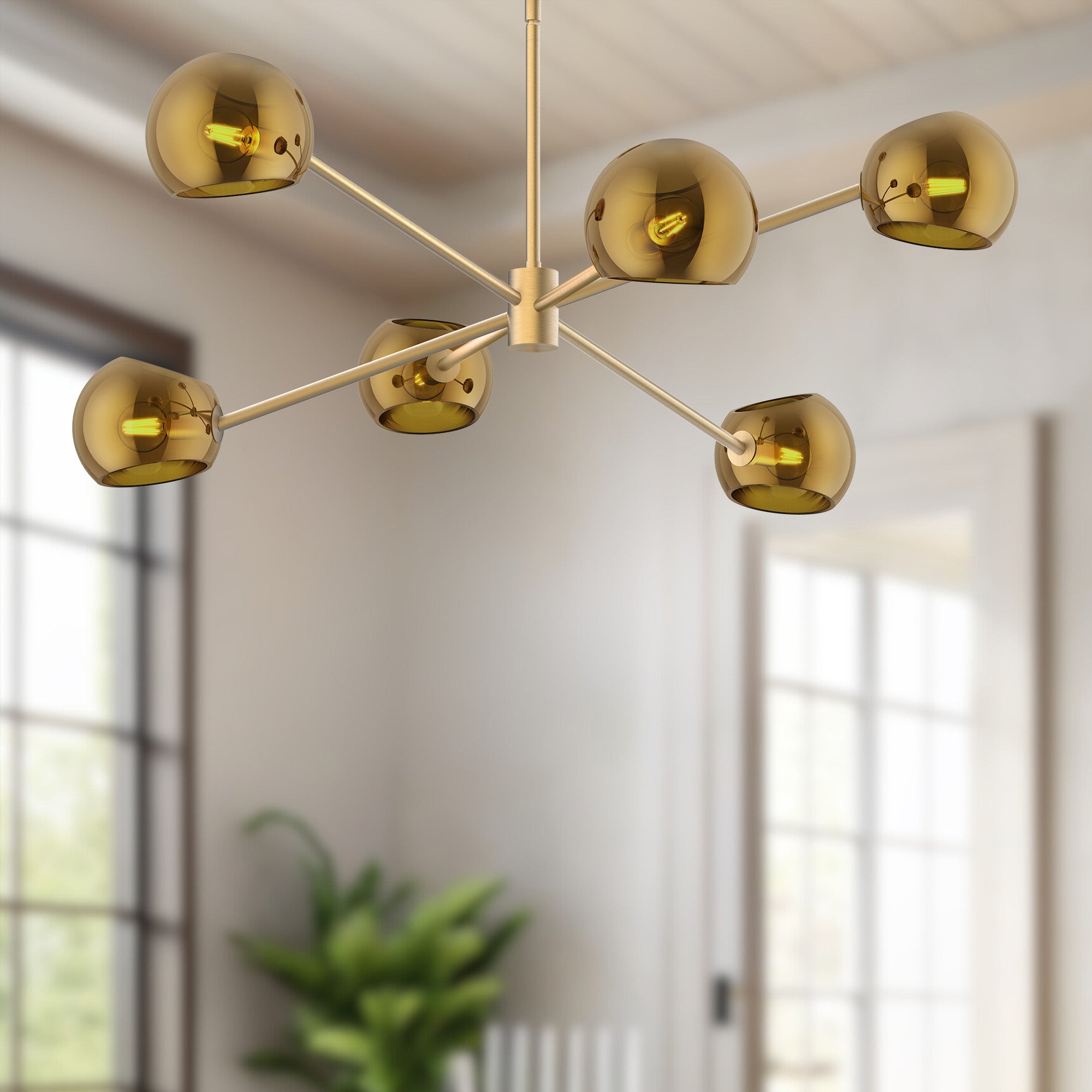 Willow 37" 6 Lights Chandeliers