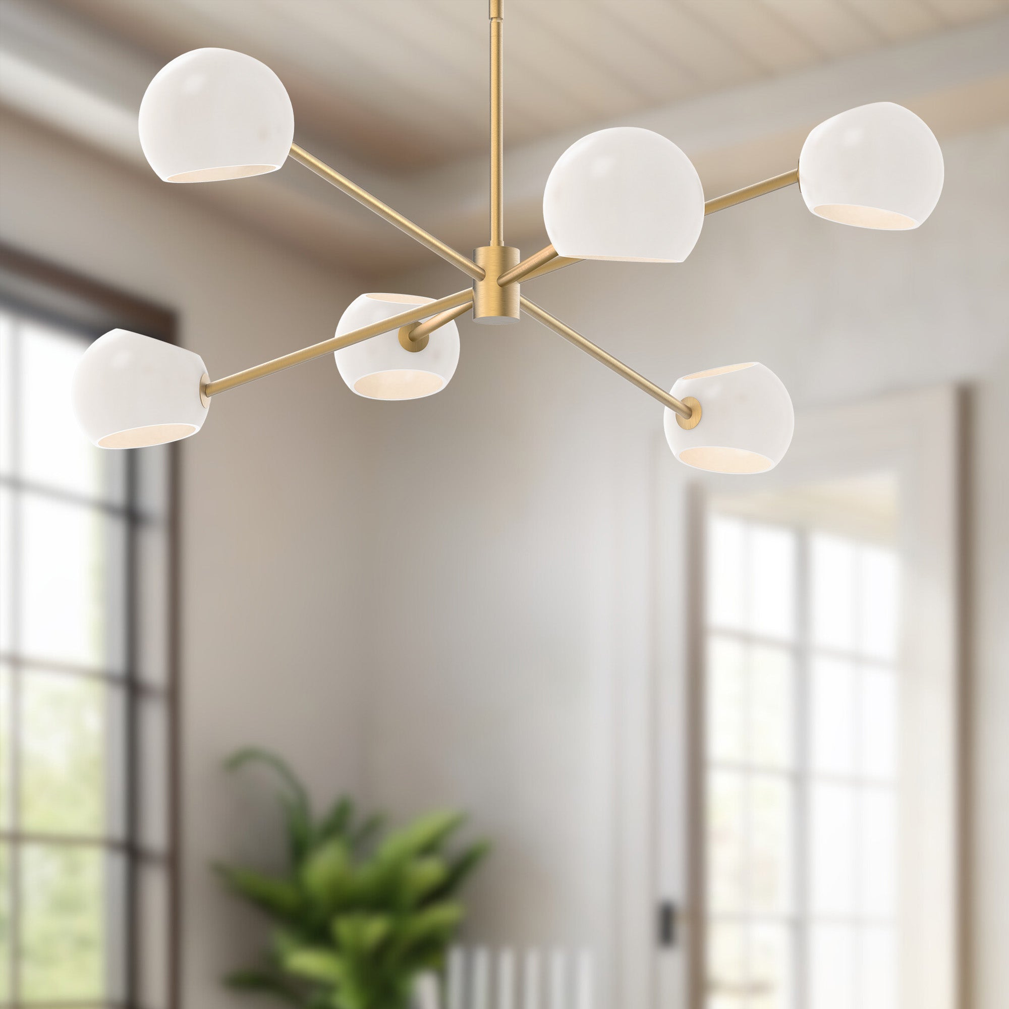 Willow 37" 6 Lights Chandeliers