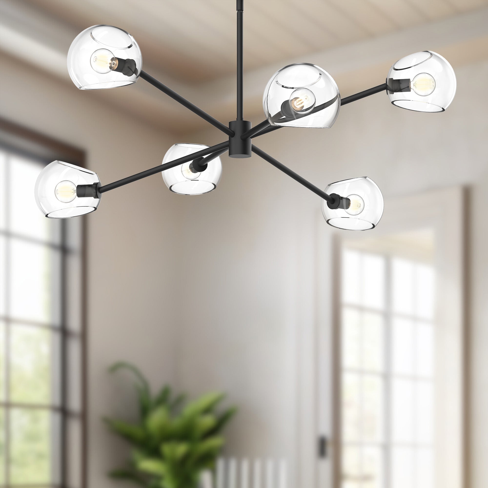 Willow 37" 6 Lights Chandeliers