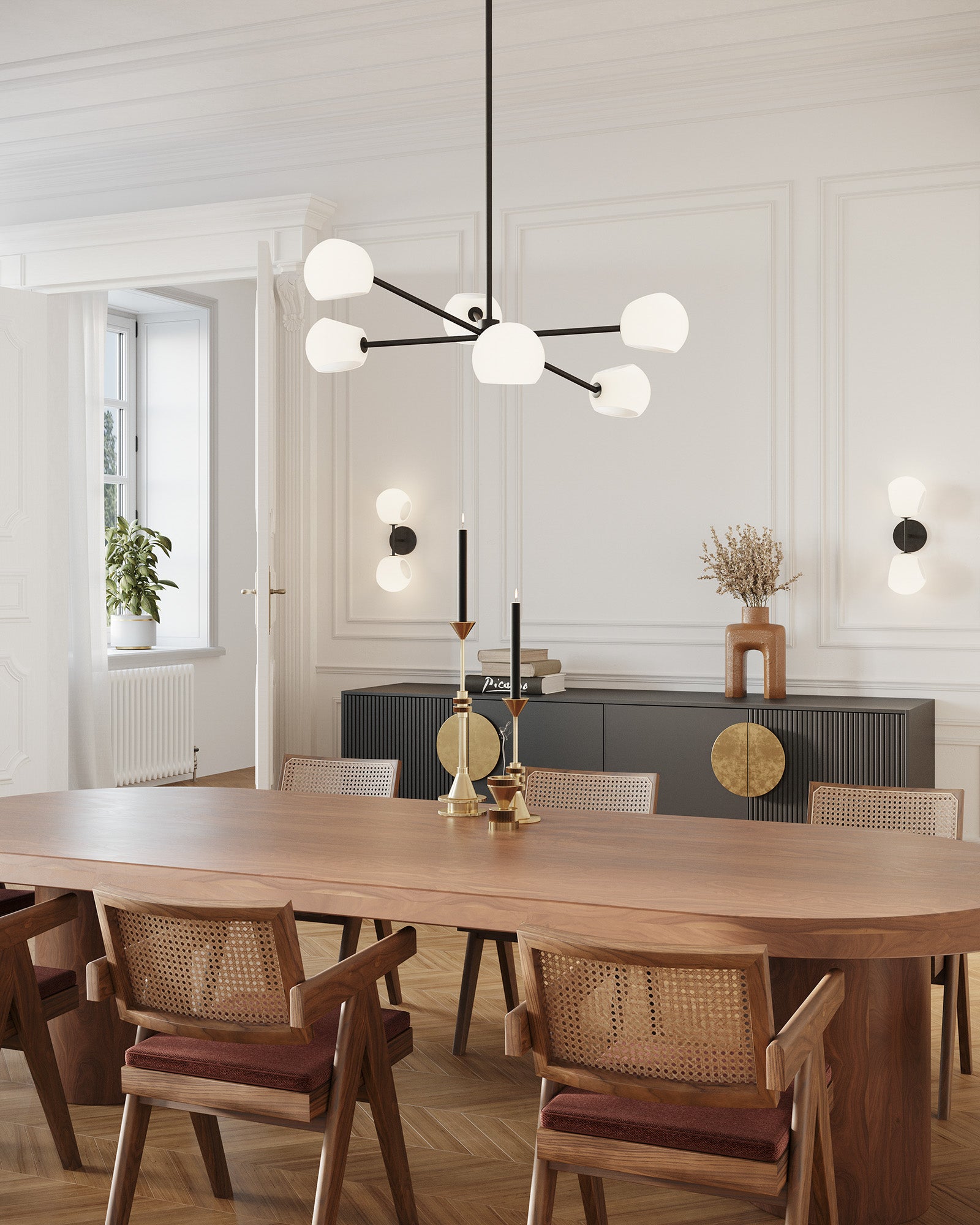 Willow 37" 6 Lights Chandeliers