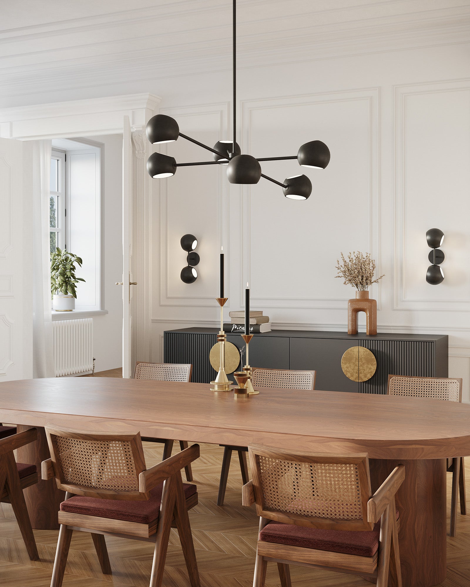 Willow 37" 6 Lights Chandeliers