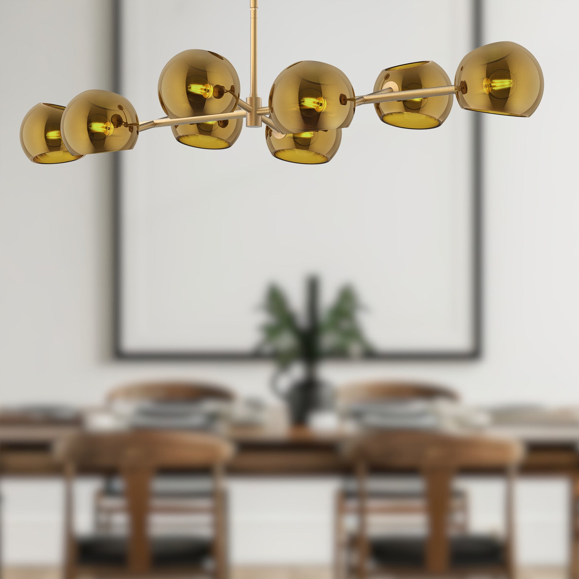 Willow 48" 8 Lights Linear Pendant