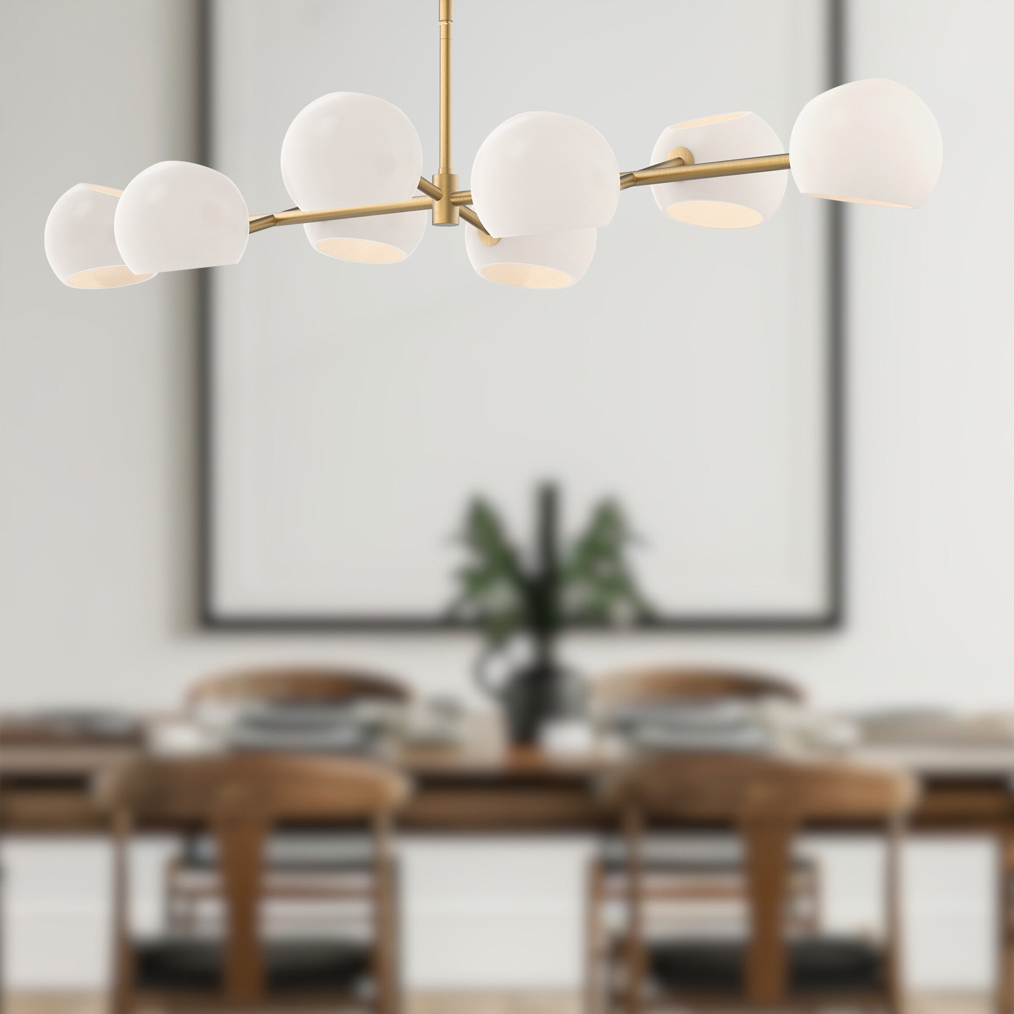 Willow 48" 8 Lights Linear Pendant