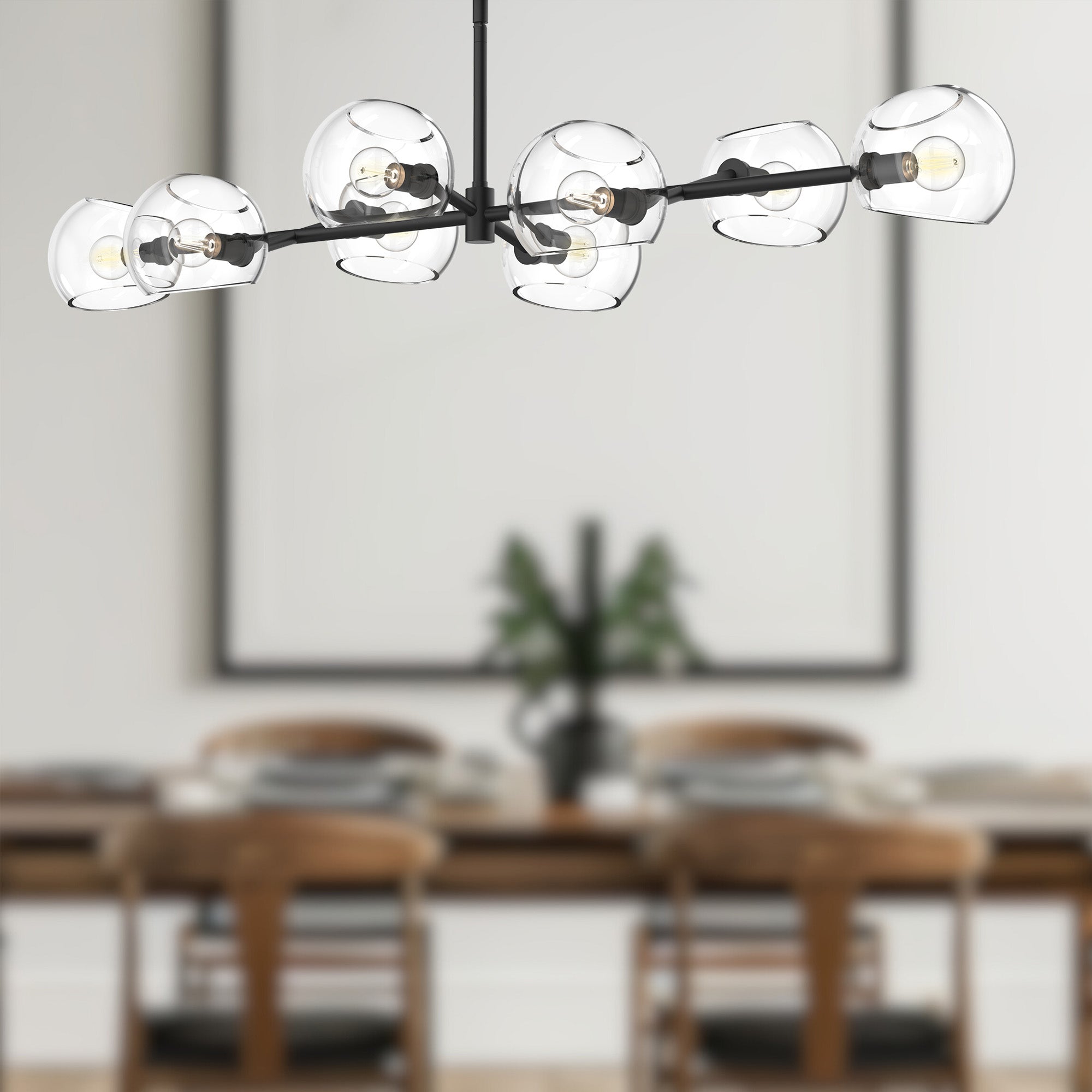 Willow 48" 8 Lights Linear Pendant