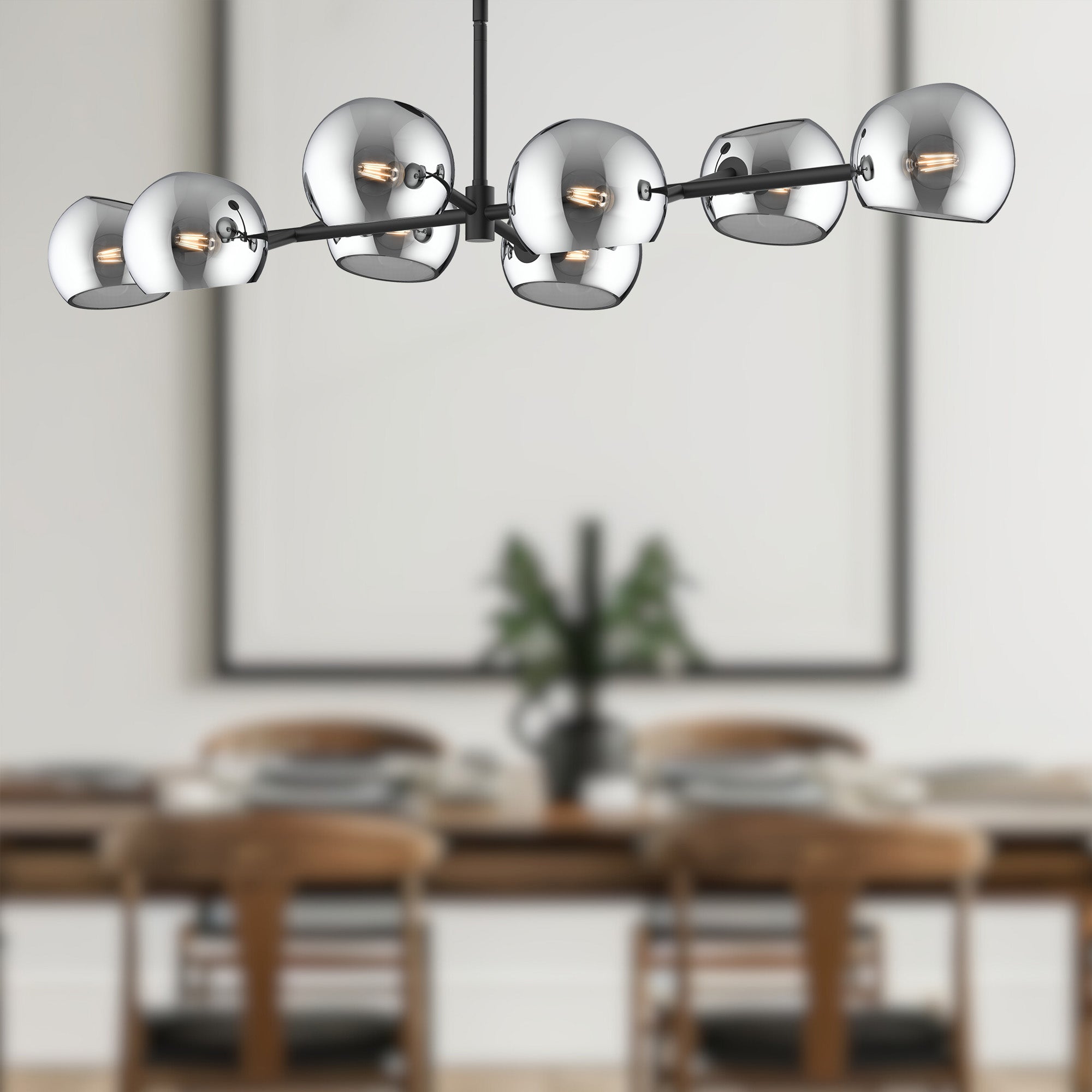Willow 48" 8 Lights Linear Pendant