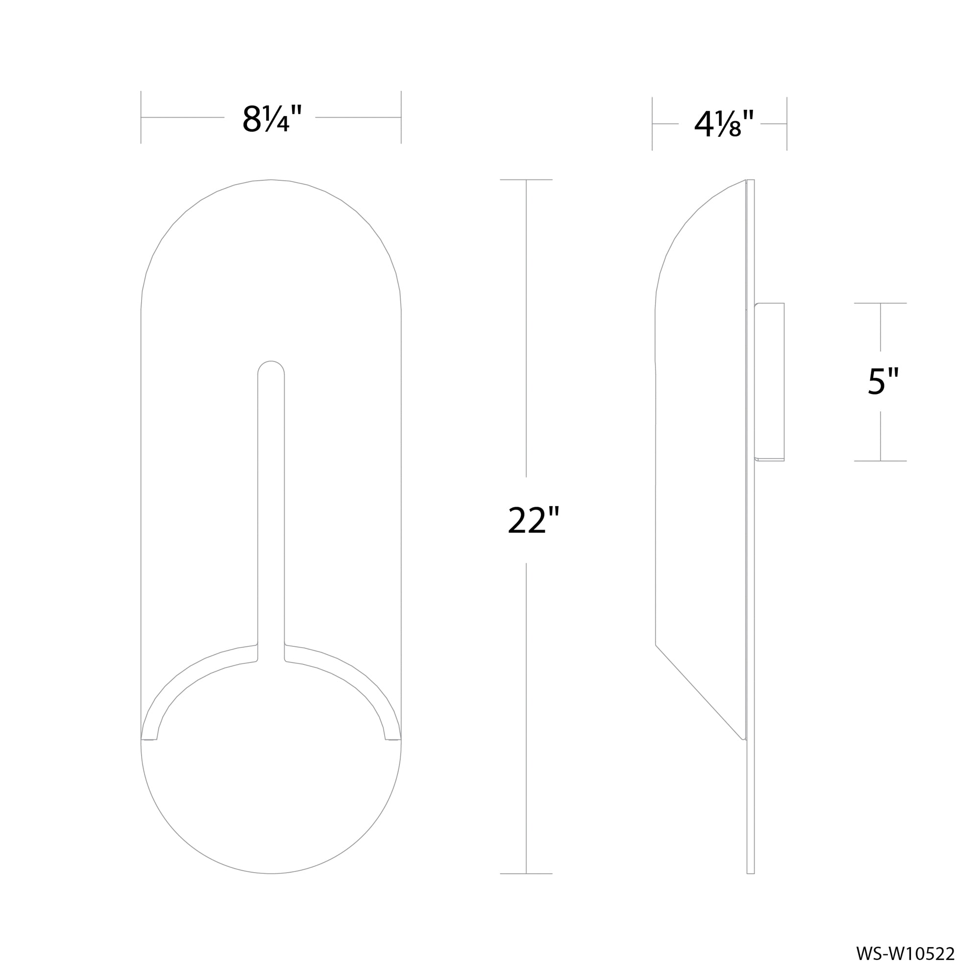 Clog Outdoor Wall Sconce Light