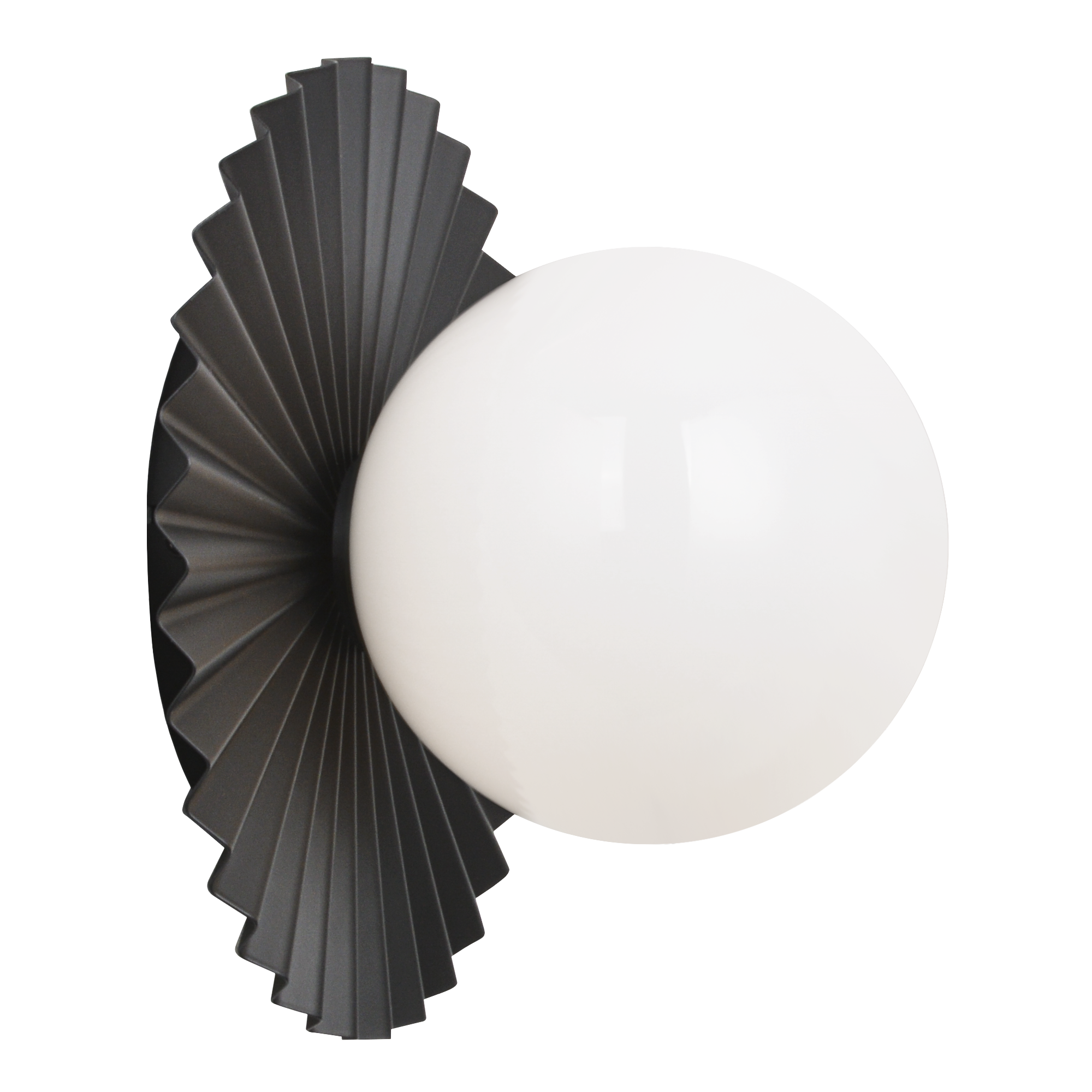 Modern Ruff Wall Sconce/Ceiling Mount