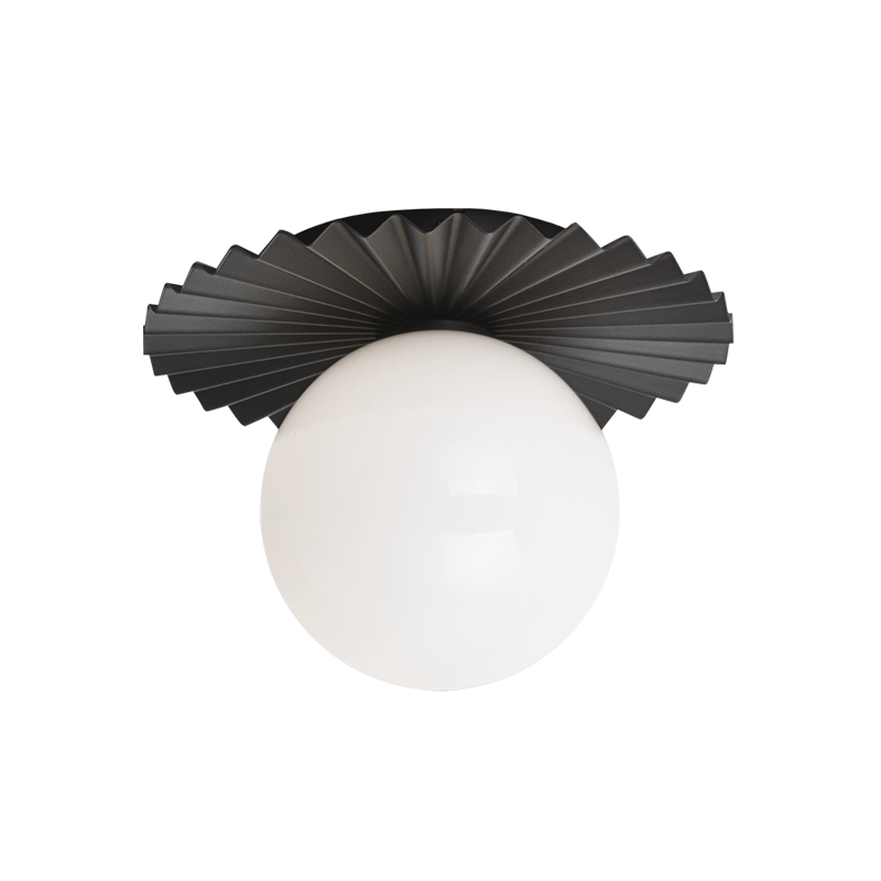 Modern Ruff Wall Sconce/Ceiling Mount