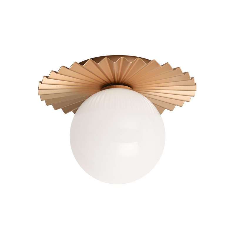 Modern Ruff Wall Sconce/Ceiling Mount