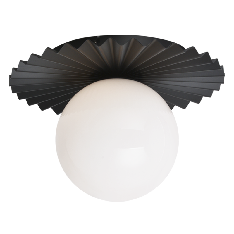 Modern Ruff Wall Sconce/Ceiling Mount