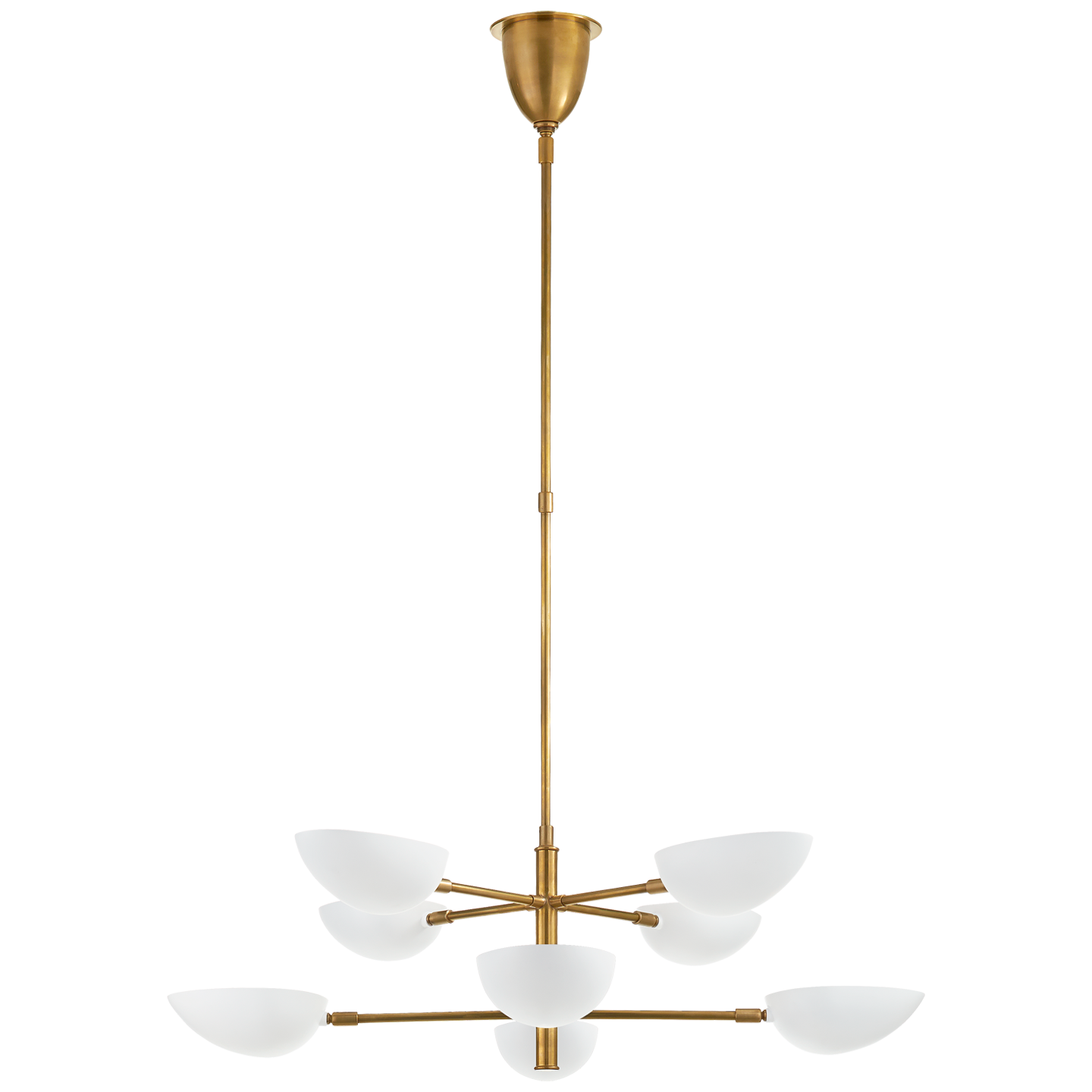 Graphic Large Two-Tier Chandelier