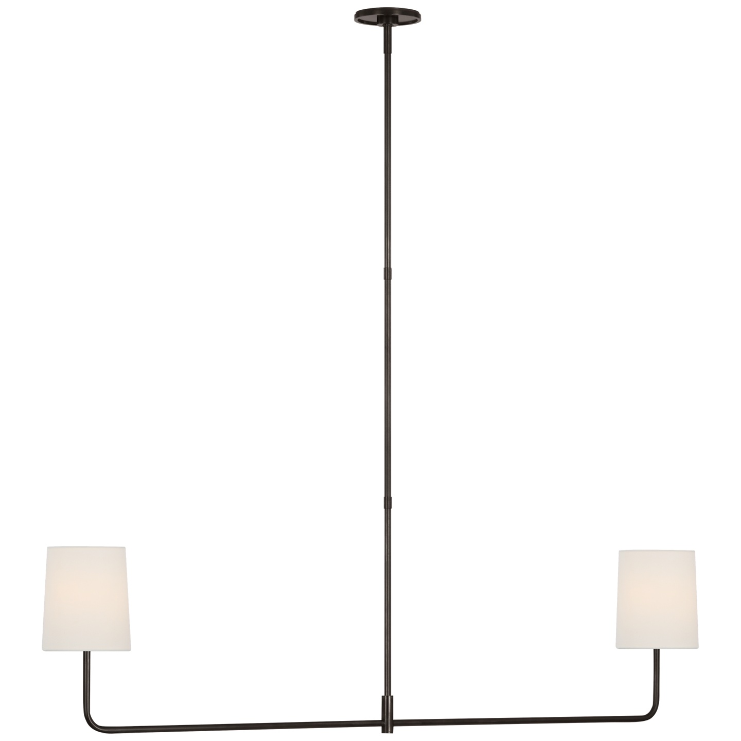 Go Lightly 54" Two Light Linear Chandelier