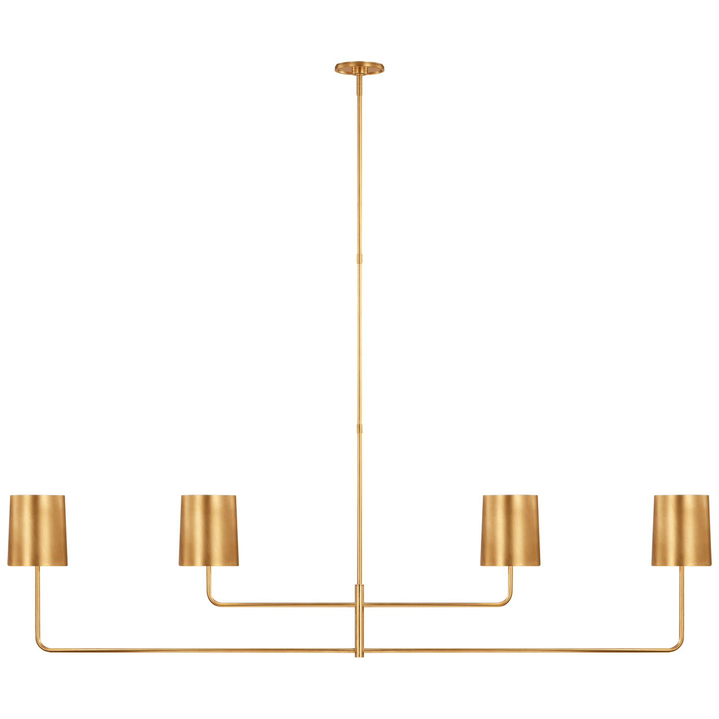 Go Lightly 70" Four Light Linear Chandelier