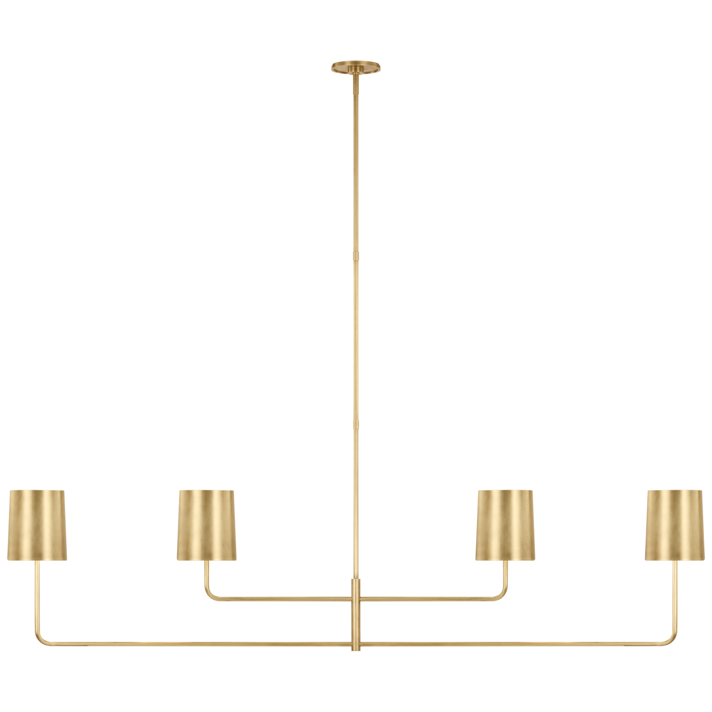 Go Lightly 70" Four Light Linear Chandelier