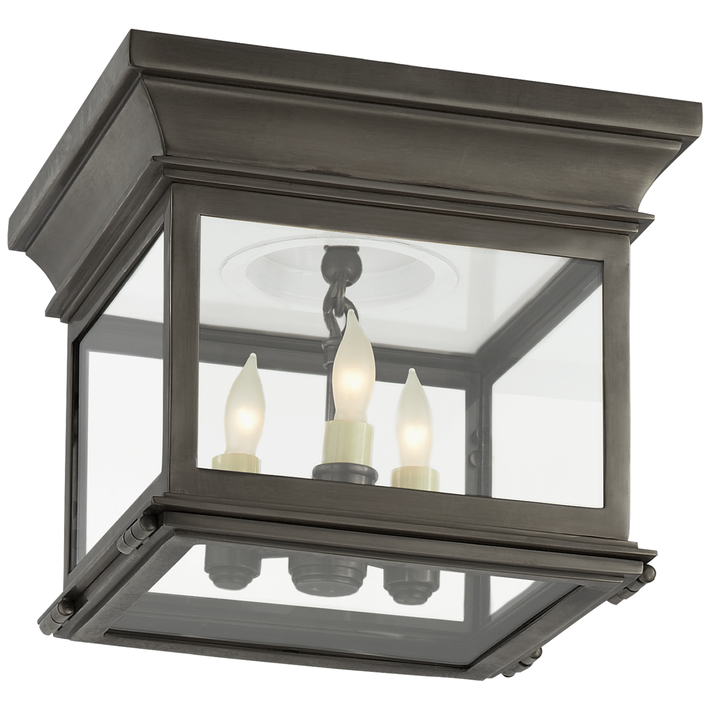Club Small Square Flush Mount