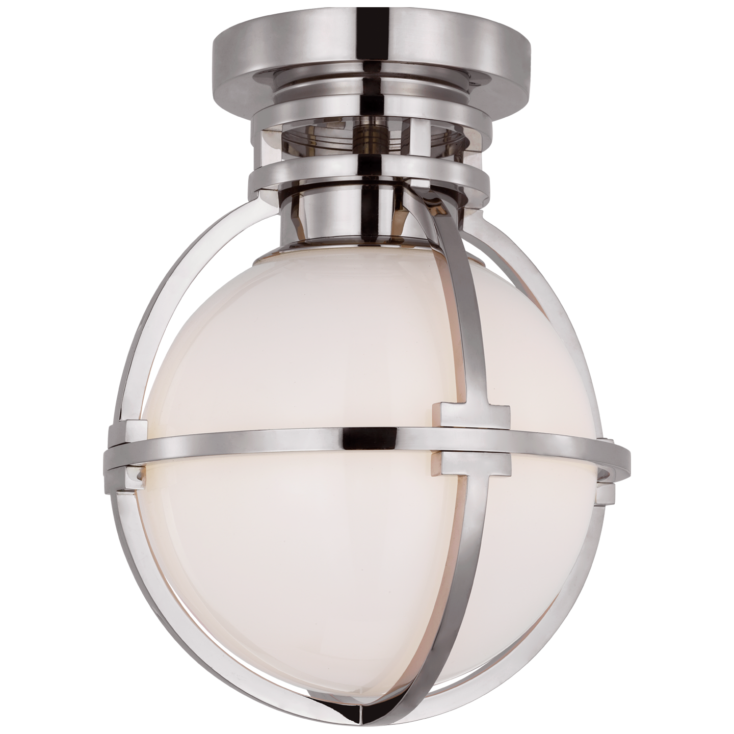 Gracie 7" Captured Globe Flush Mount