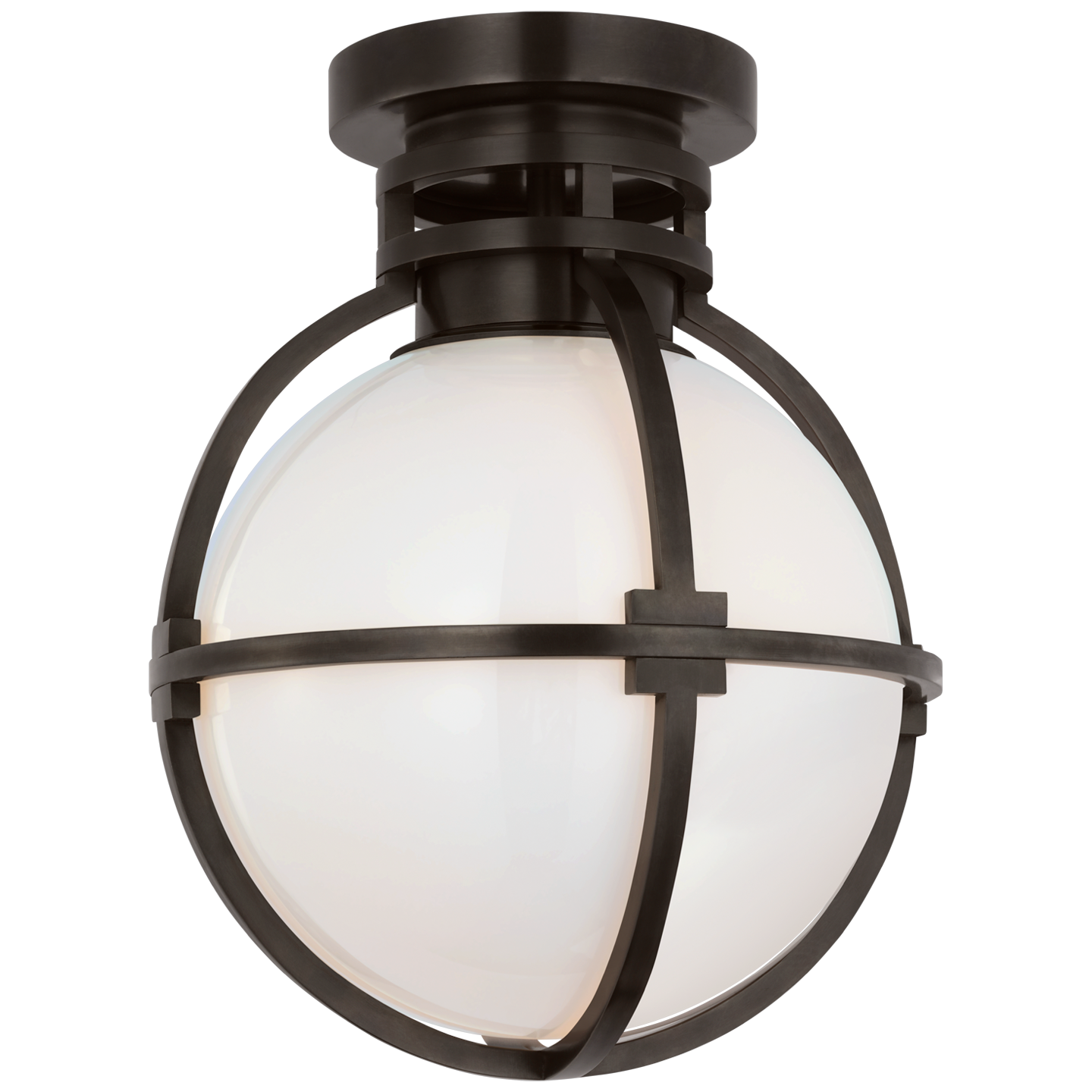 Gracie Captured Globe Flush Mount