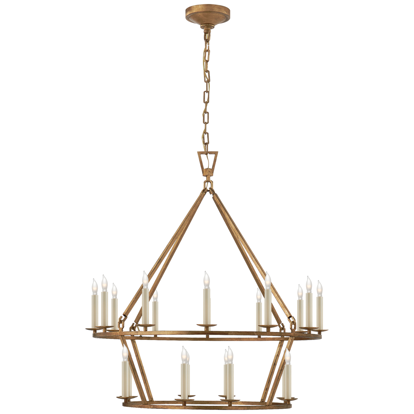 Darlana Medium Two-Tier Chandelier