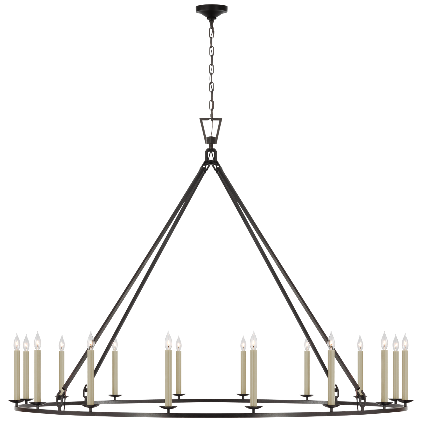 Darlana Grande Single Ring Chandelier