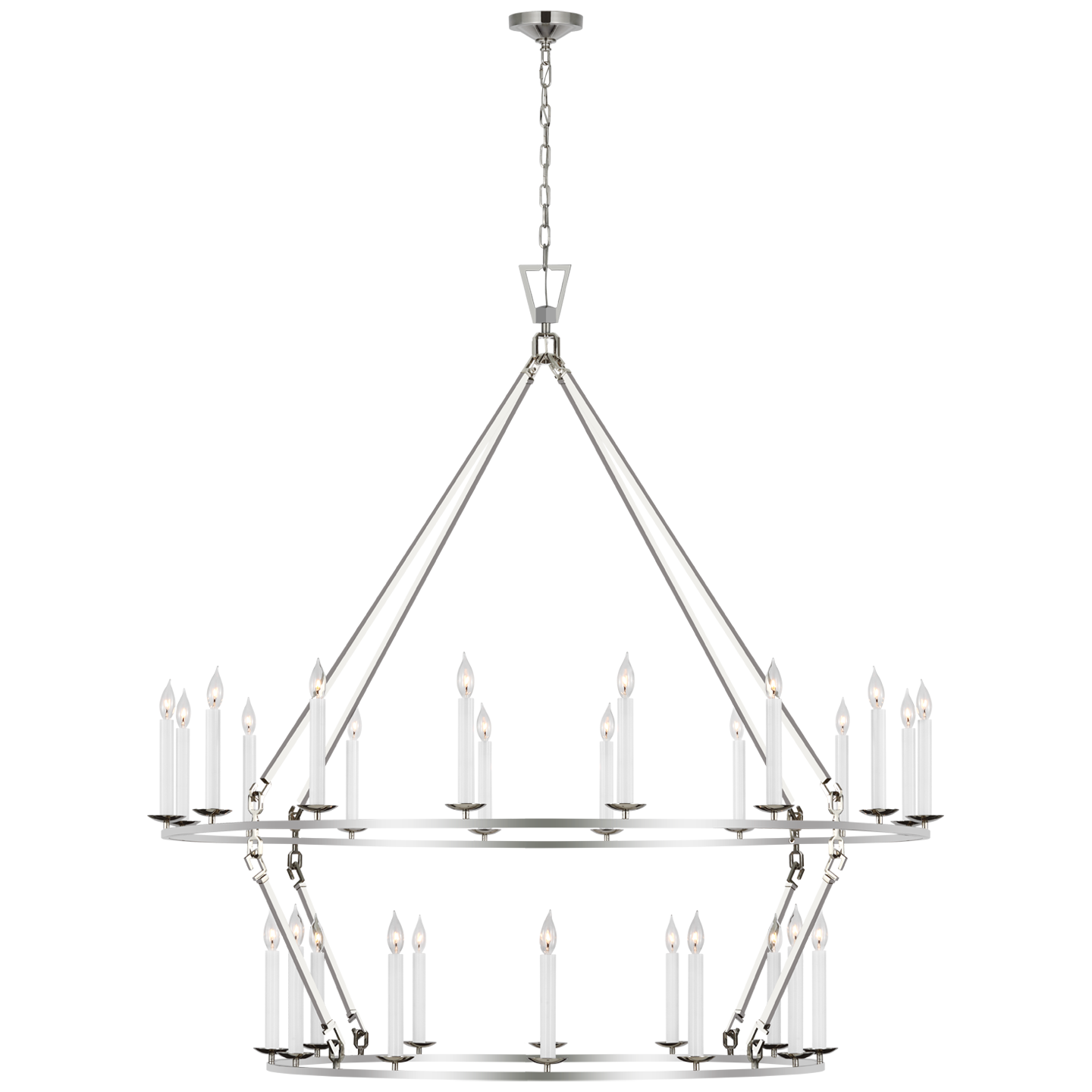 Darlana Oversized Two Tier Chandelier