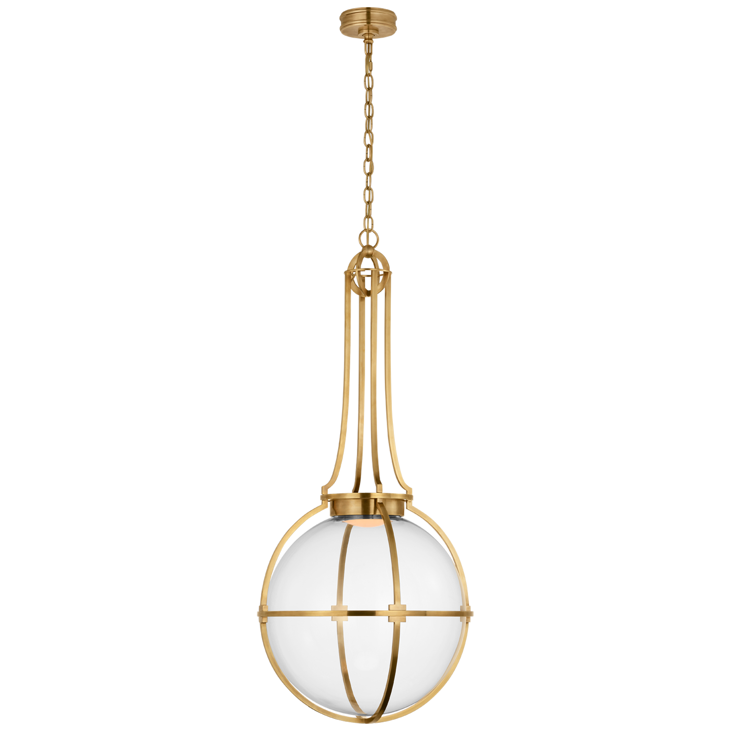 Gracie Large Captured Globe Pendant
