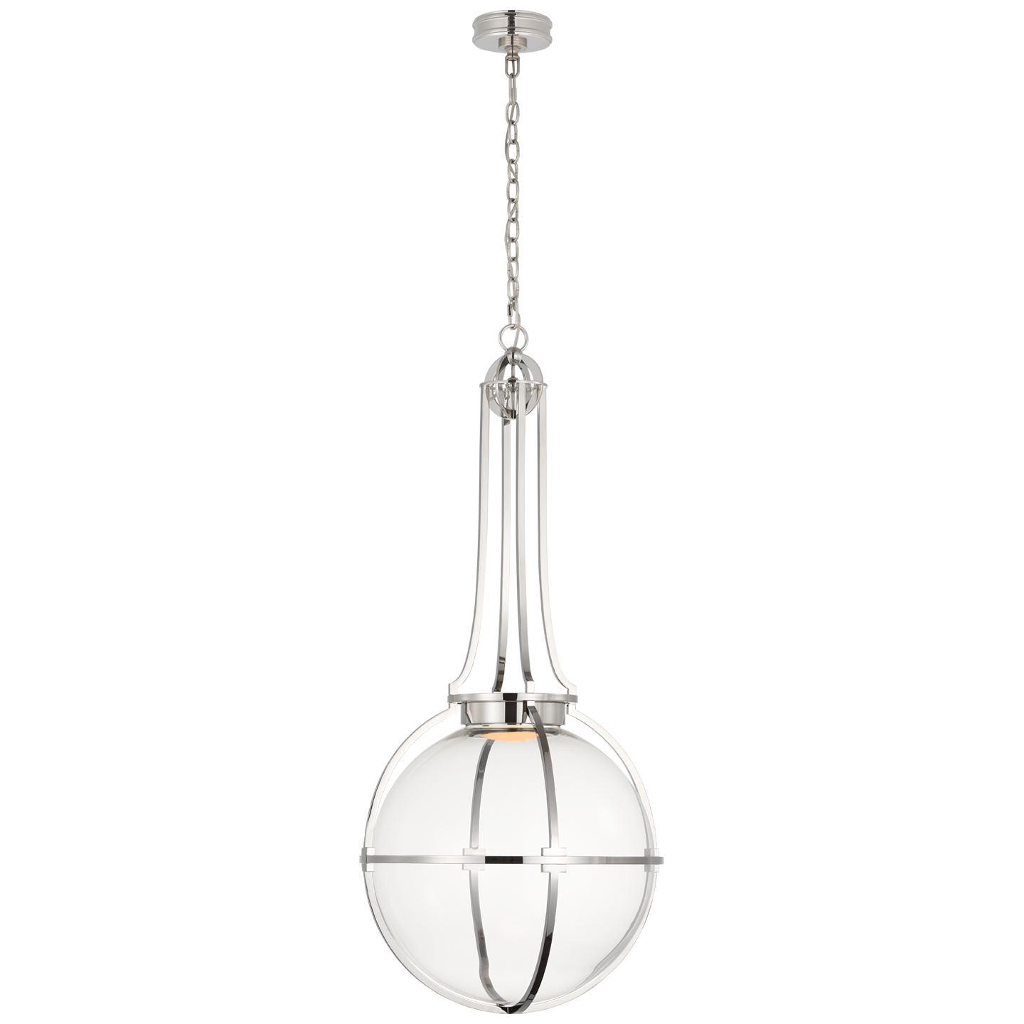 Gracie Large Captured Globe Pendant