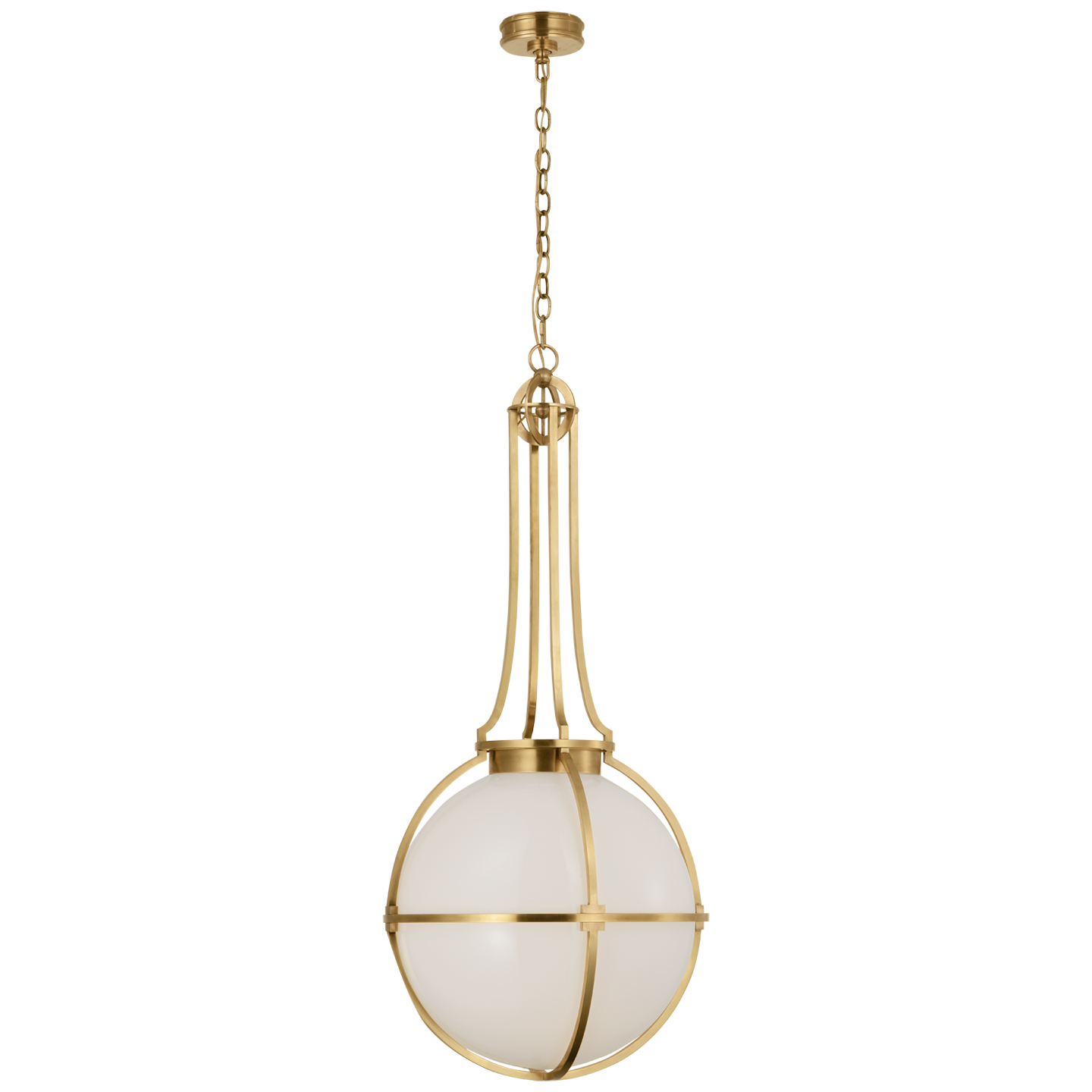 Gracie Large Captured Globe Pendant