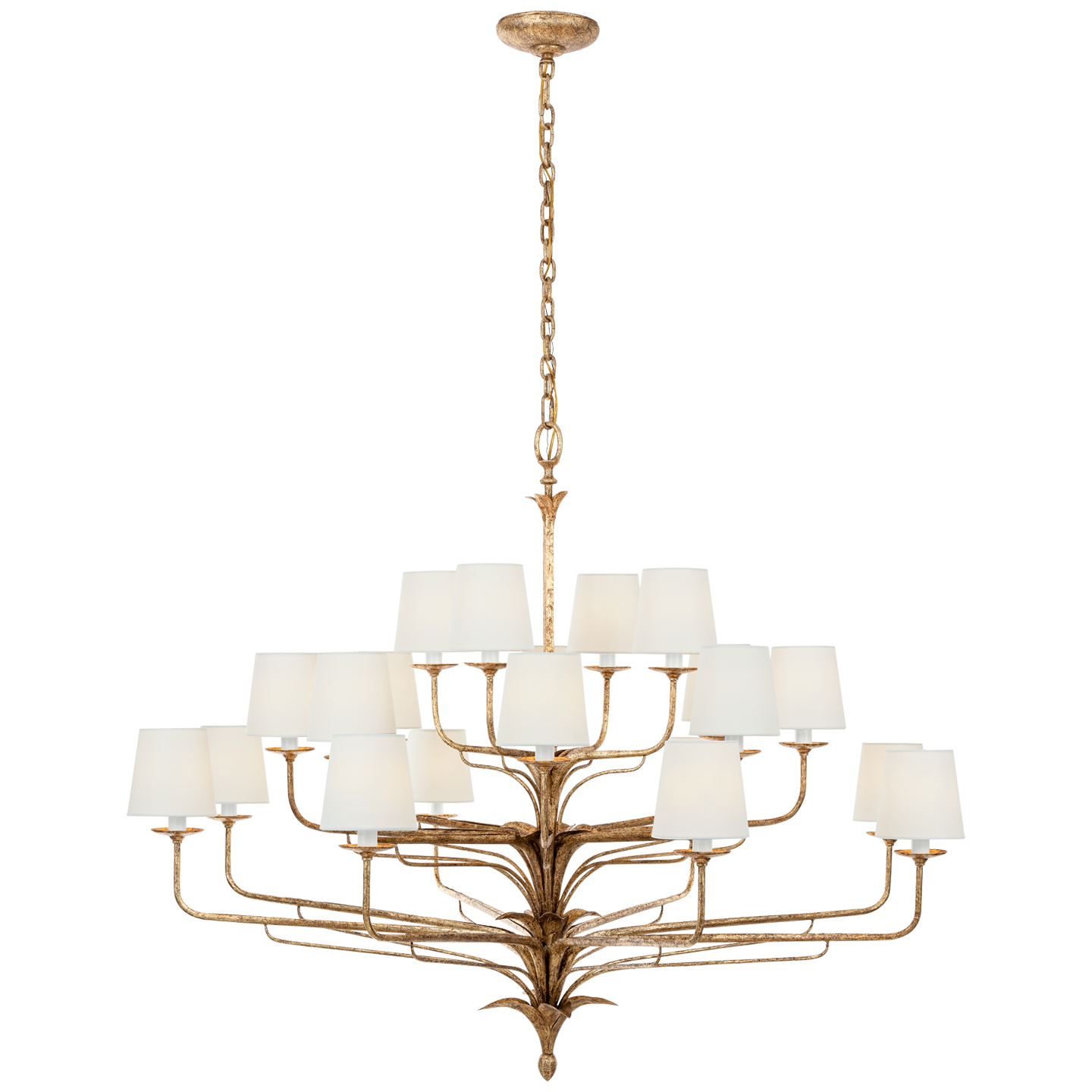Amalfi 50" Three-Tiered Chandelier