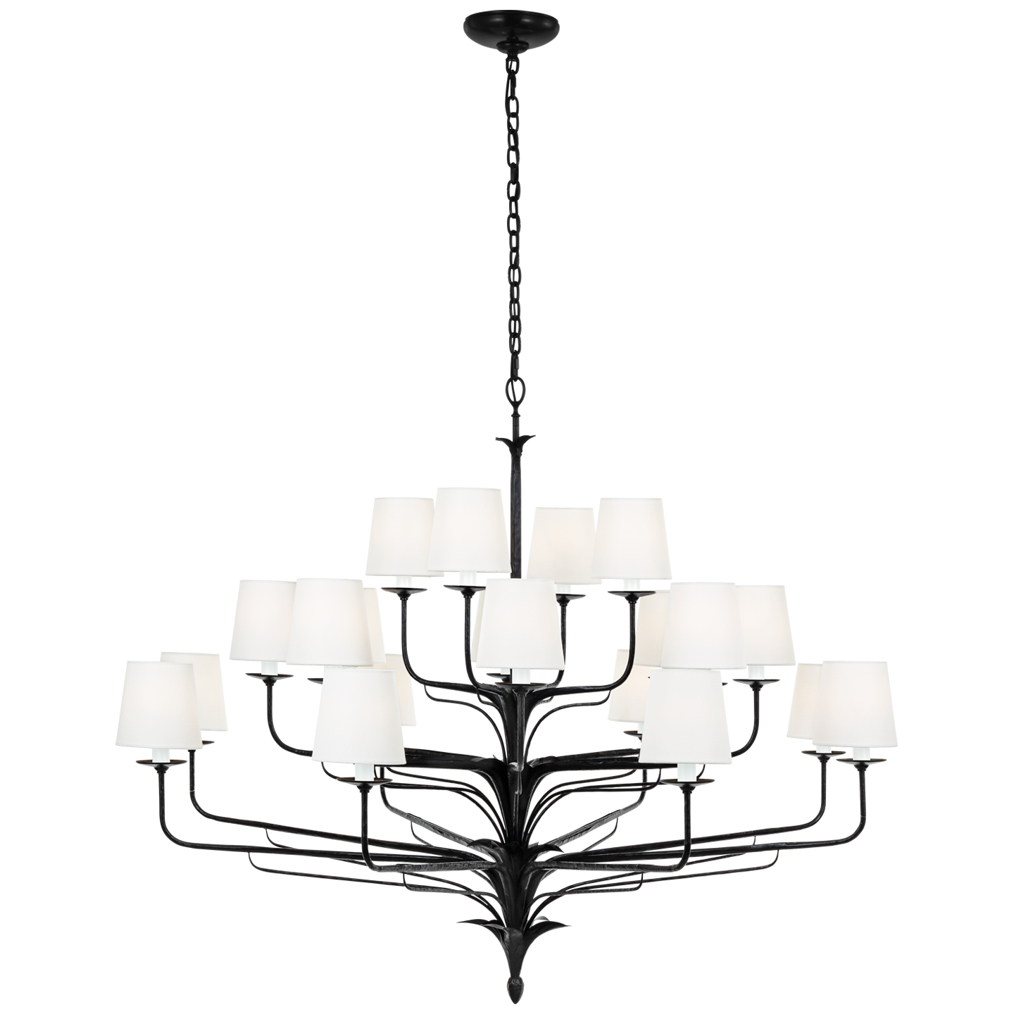 Amalfi 50" Three-Tiered Chandelier