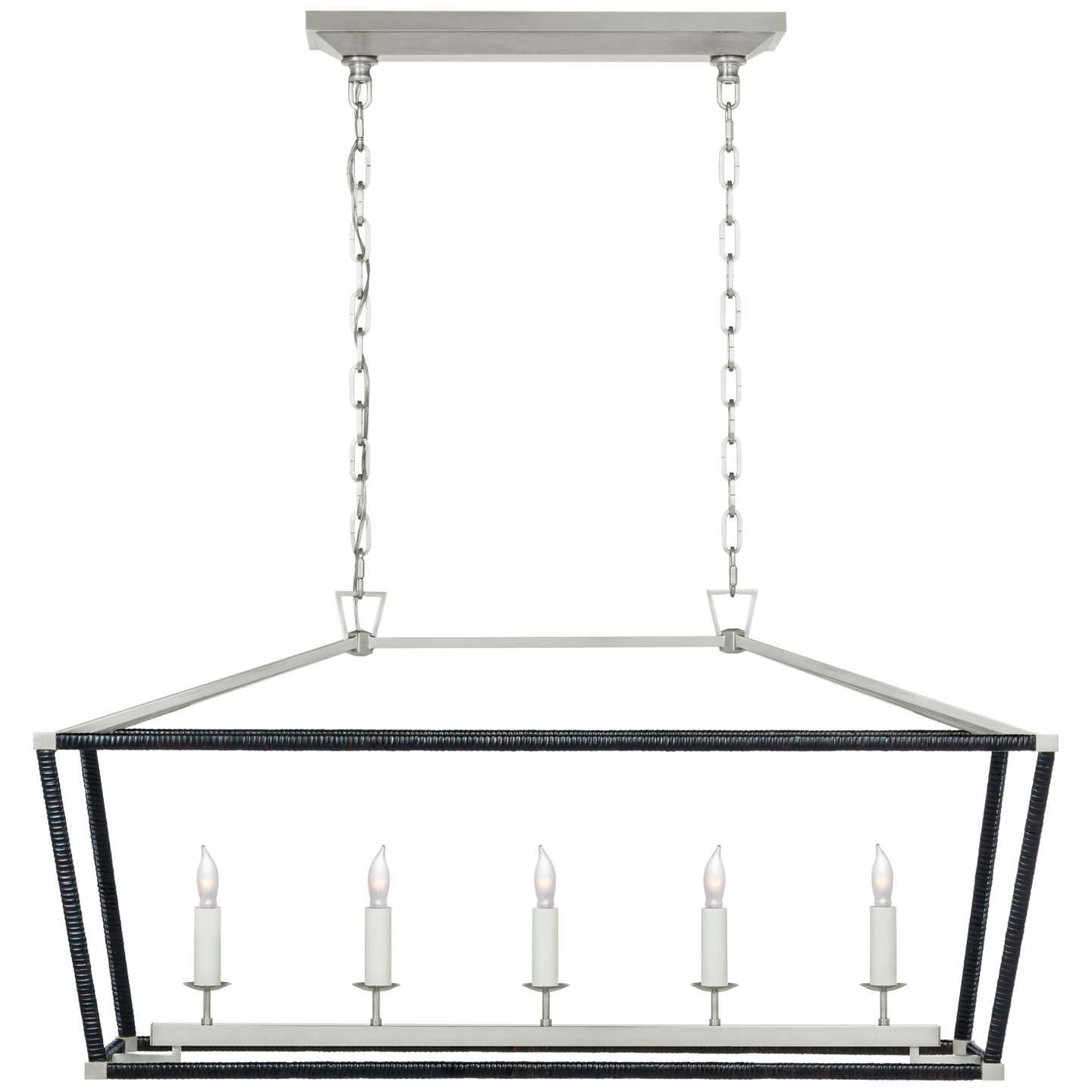 Darlana Medium Rattan Wrapped Linear Lantern